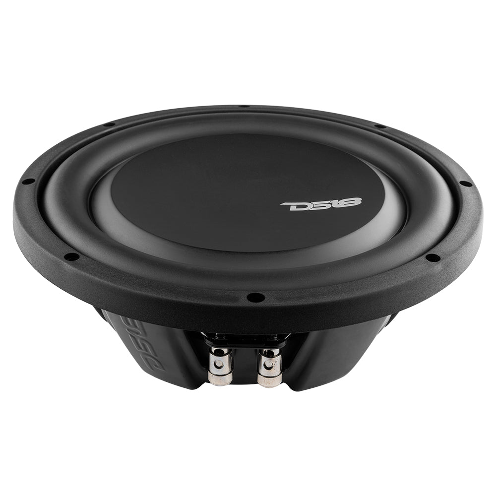 DS18 PS Shallow-Mount Water Resistant 10" Subwoofer | 500W RMS DVC 2-Ohm