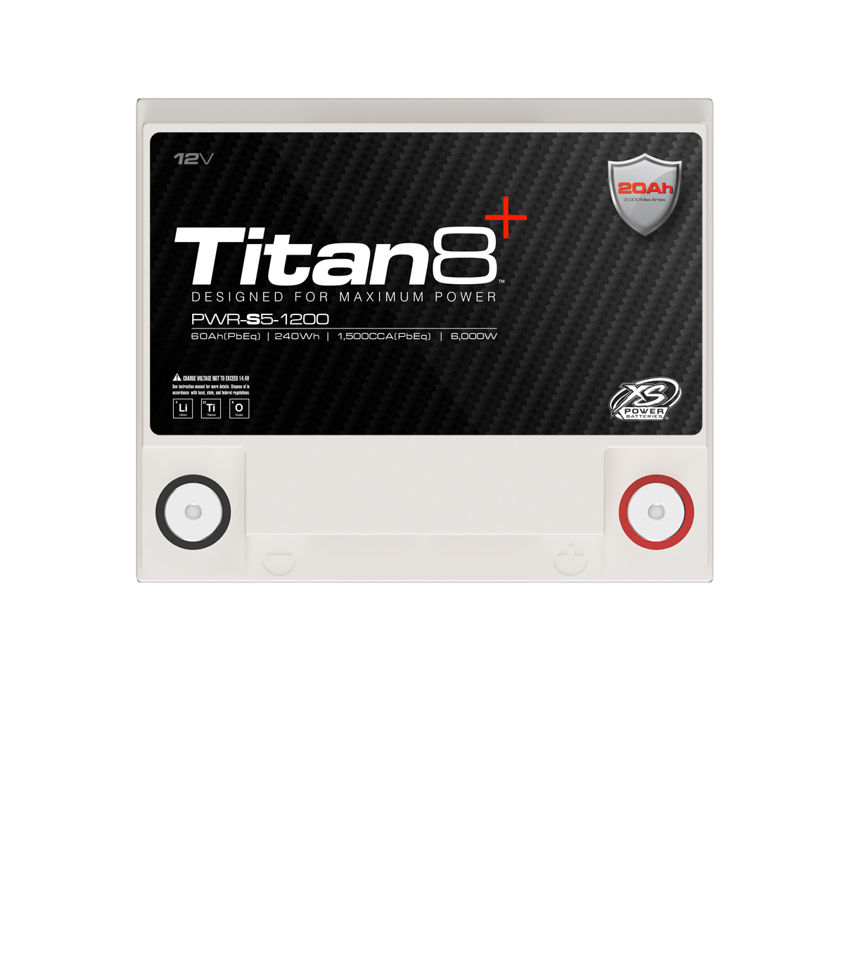 XS Power PWR-S5-1200 12V Titan8 Lithium Titanate (LTO) Battery