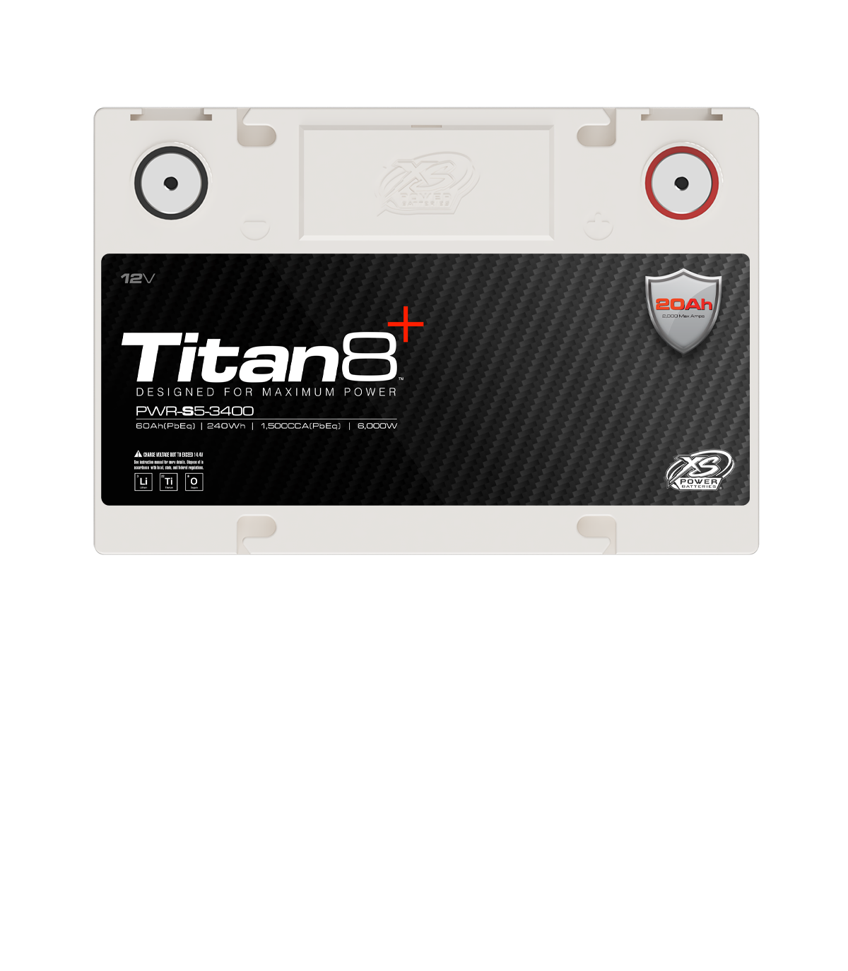 XS Power PWR-S5-3400 12V Titan8 Lithium Titanate (LTO) Battery