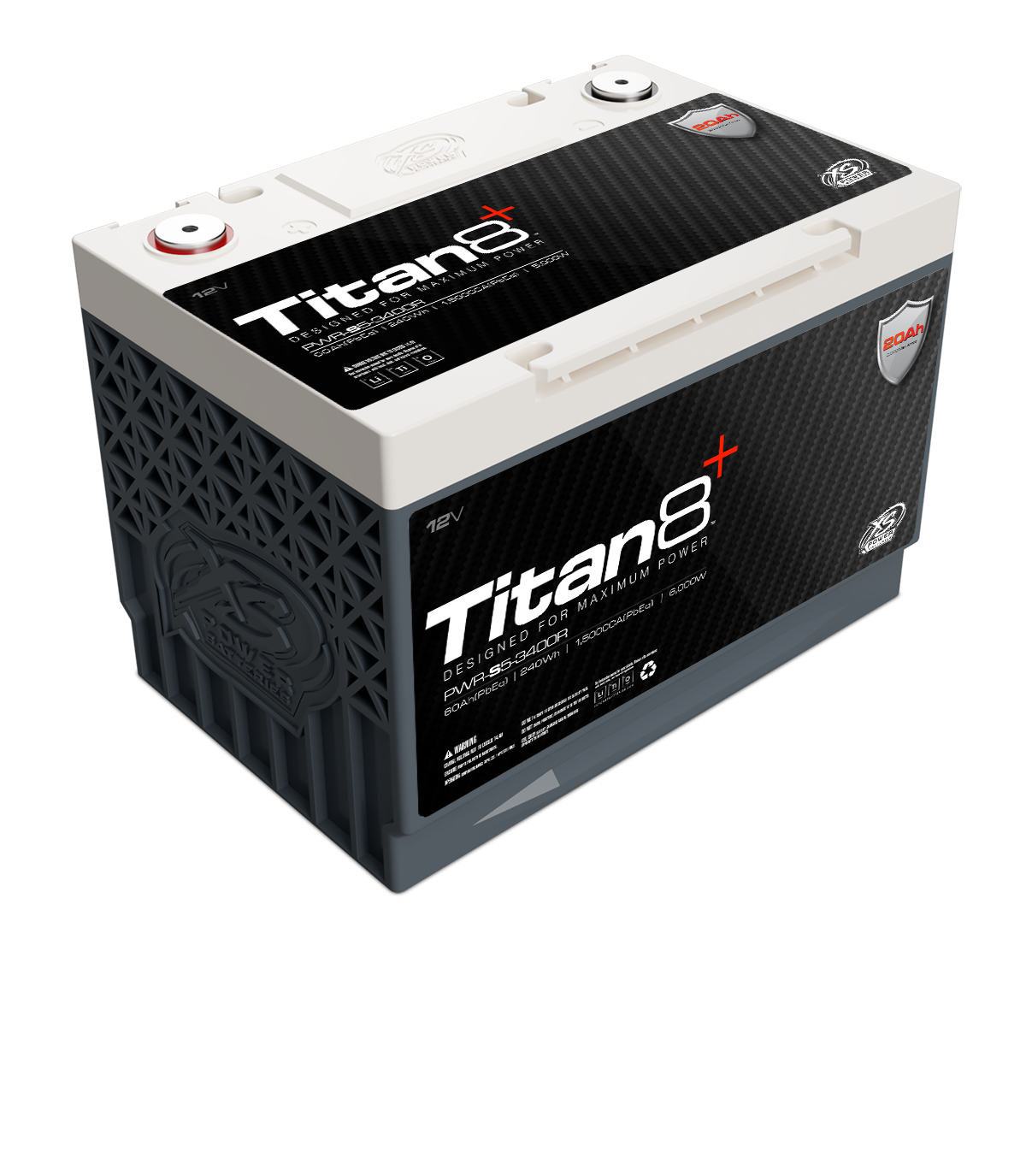 XS Power PWR-S5-3400R 12V Titan8 Lithium Titanate (LTO) Battery