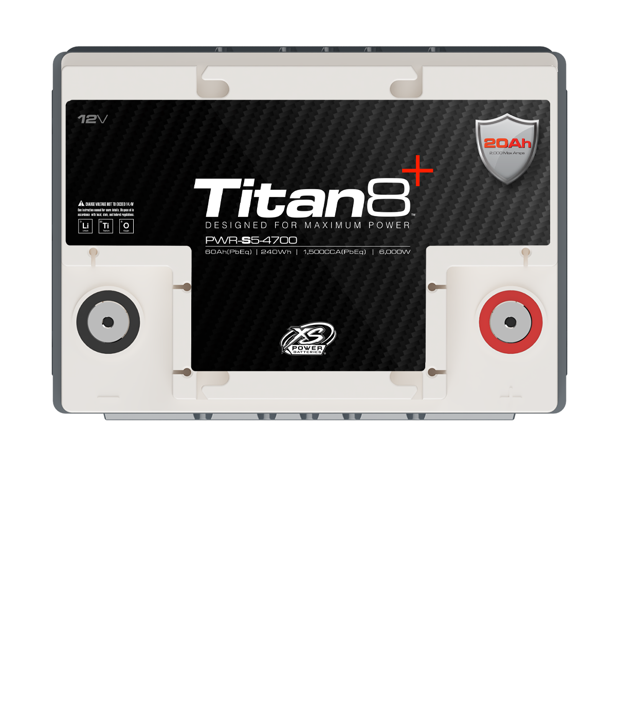 XS Power PWR-S5-4700 12V Titan8 Lithium Titanate (LTO) Battery
