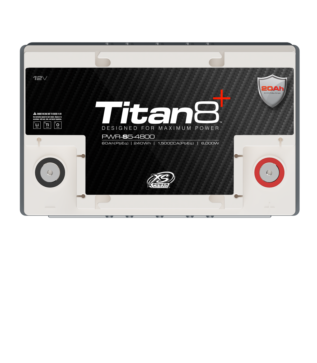 XS Power PWR-S5-4800 12V Titan8 Lithium Titanate (LTO) Battery