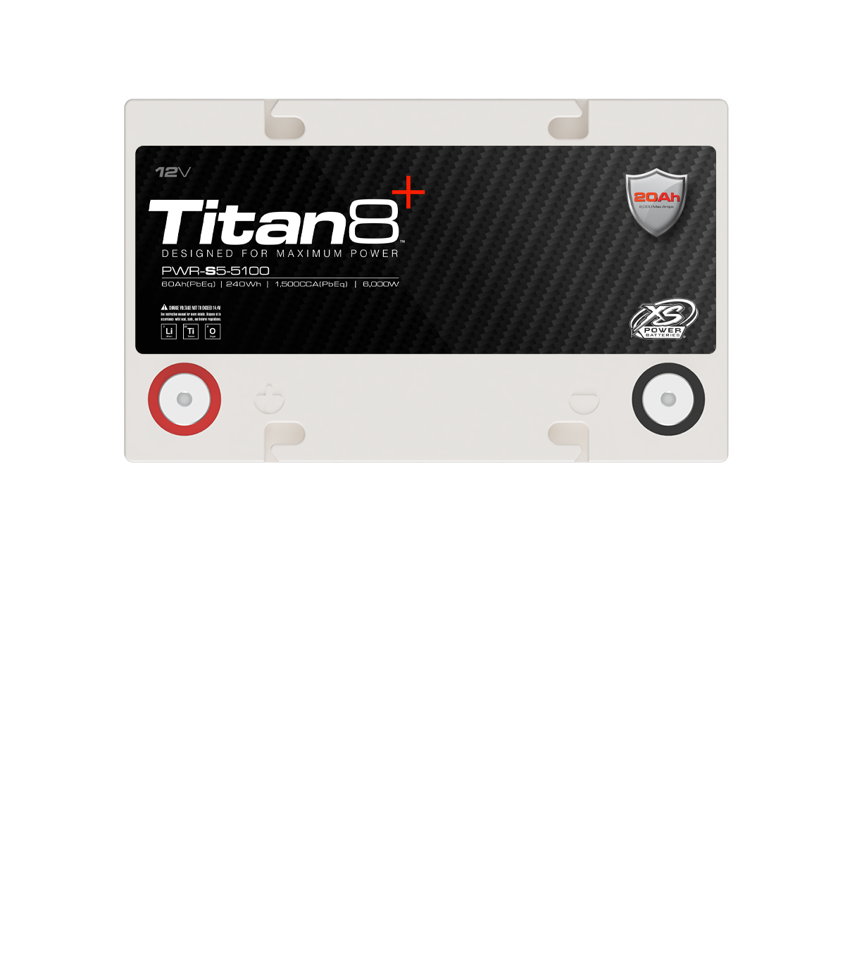 XS Power PWR-S5-5100 12V Titan8 Lithium Titanate (LTO) Battery
