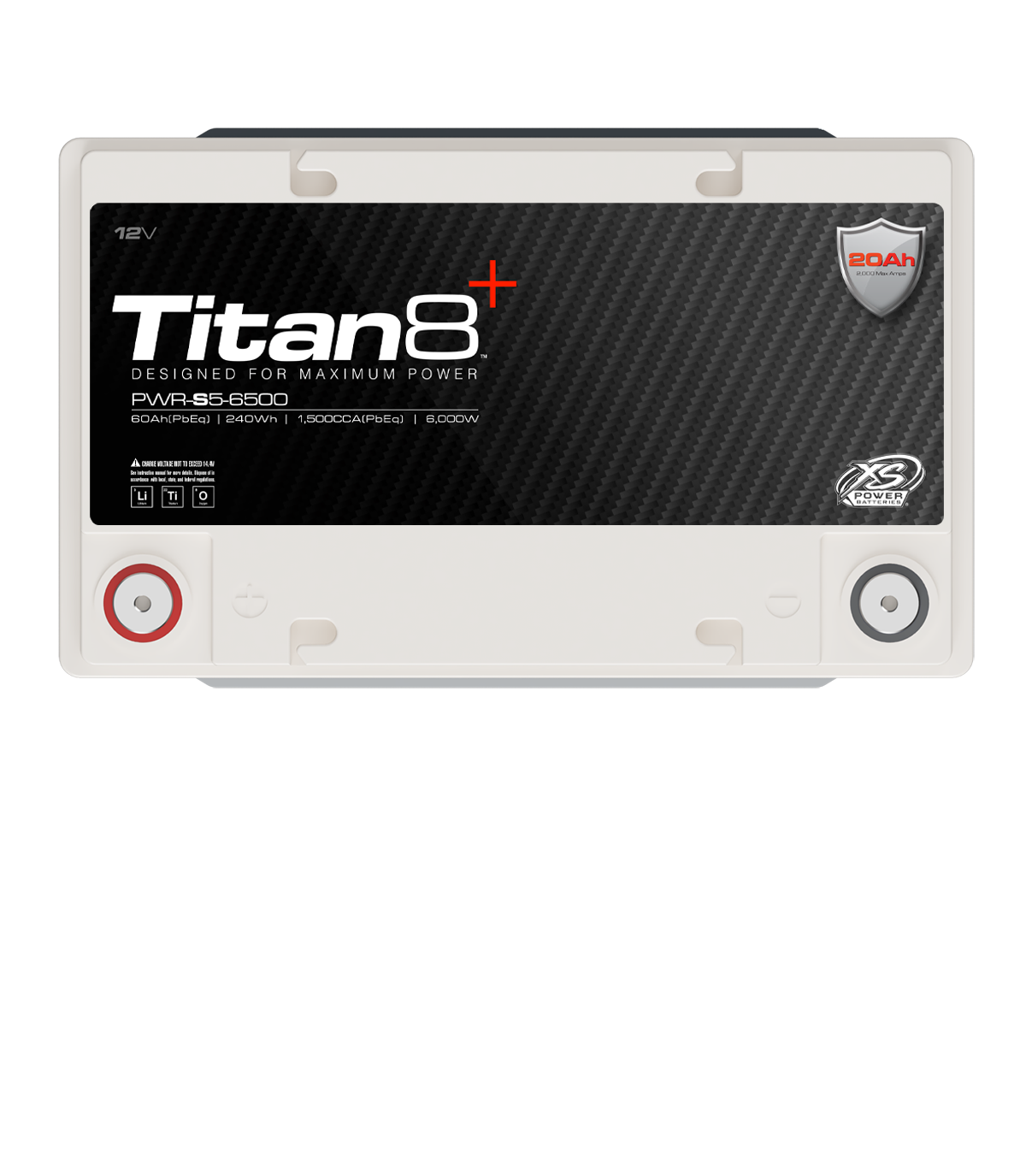 XS Power PWR-S5-6500 12V Titan8 Lithium Titanate (LTO) Battery