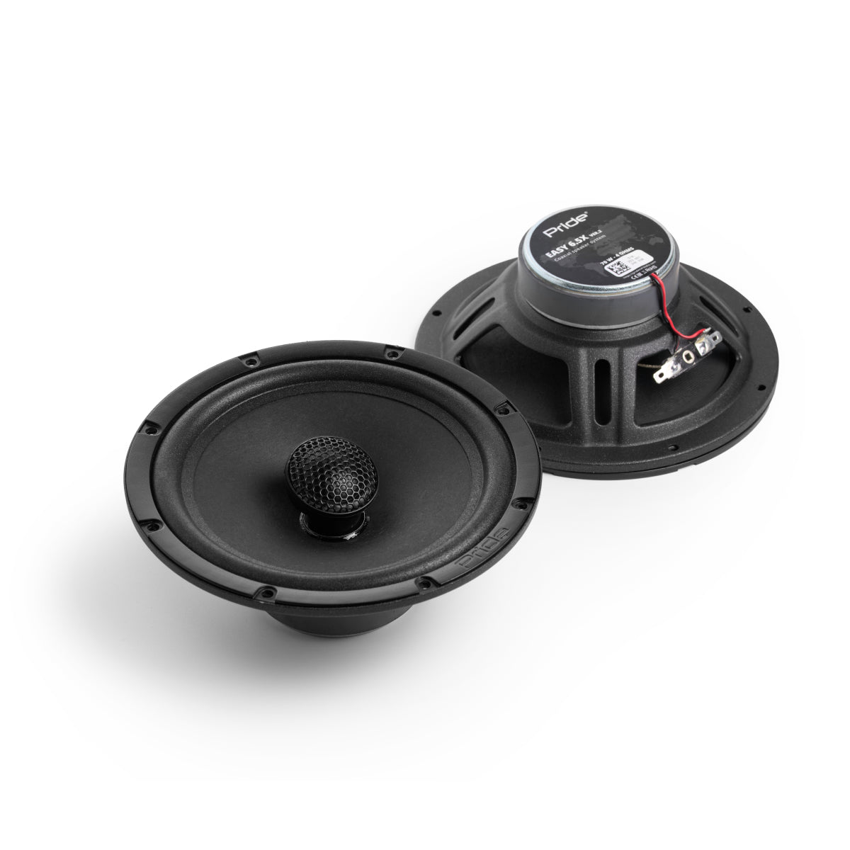 Pride Audio Easy 6.5X v2 2-Way Coaxial Speakers 70W RMS (Pair)
