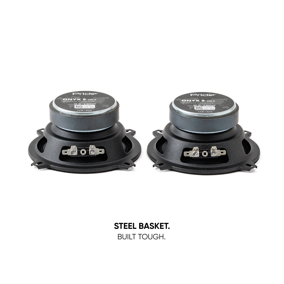 Pride Audio Onyx 5 v2 Pro Audio Midrange Speakers 80W RMS (Pair) — view 4