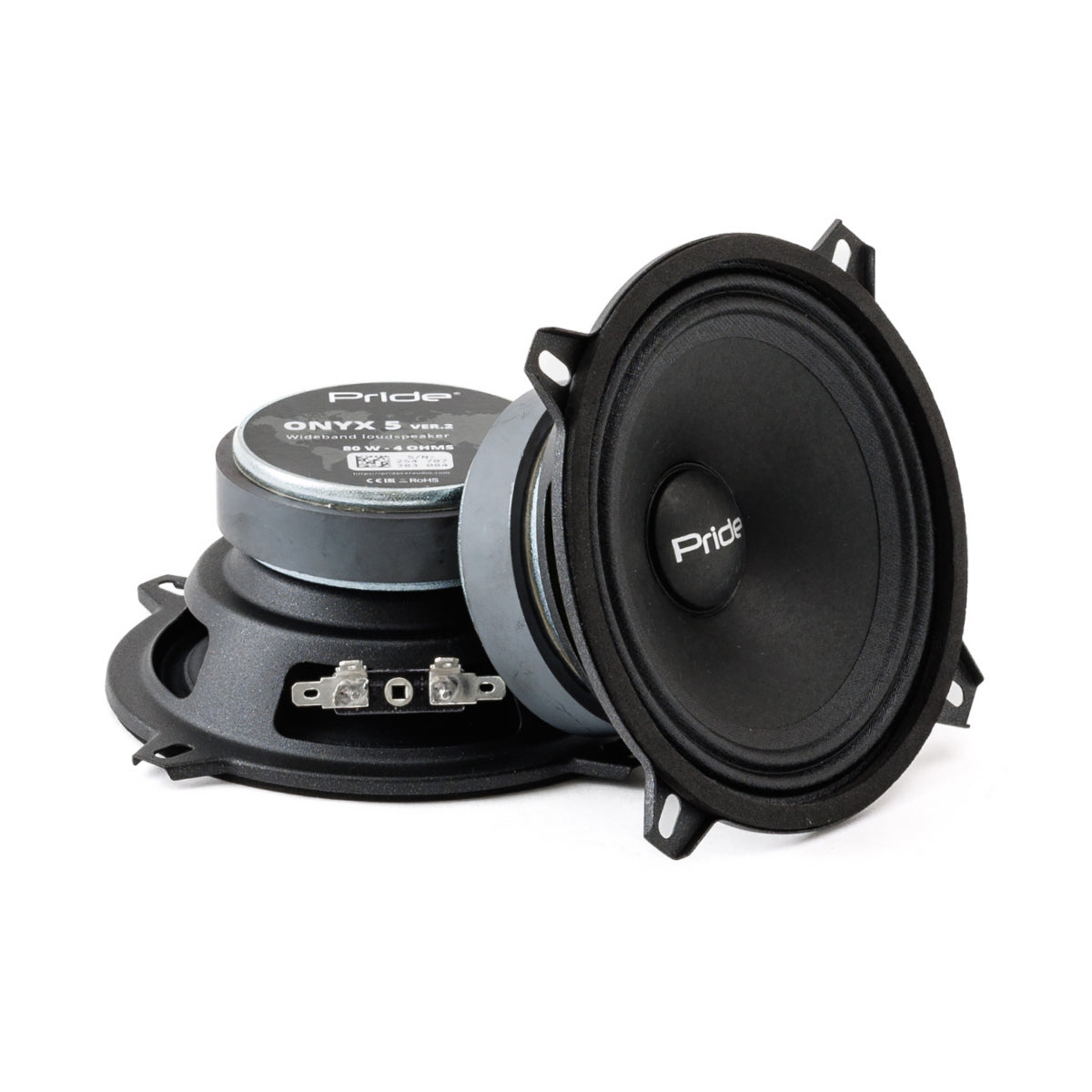 Pride Audio Onyx 5 v2 Pro Audio Midrange Speakers 80W RMS (Pair) — view 10