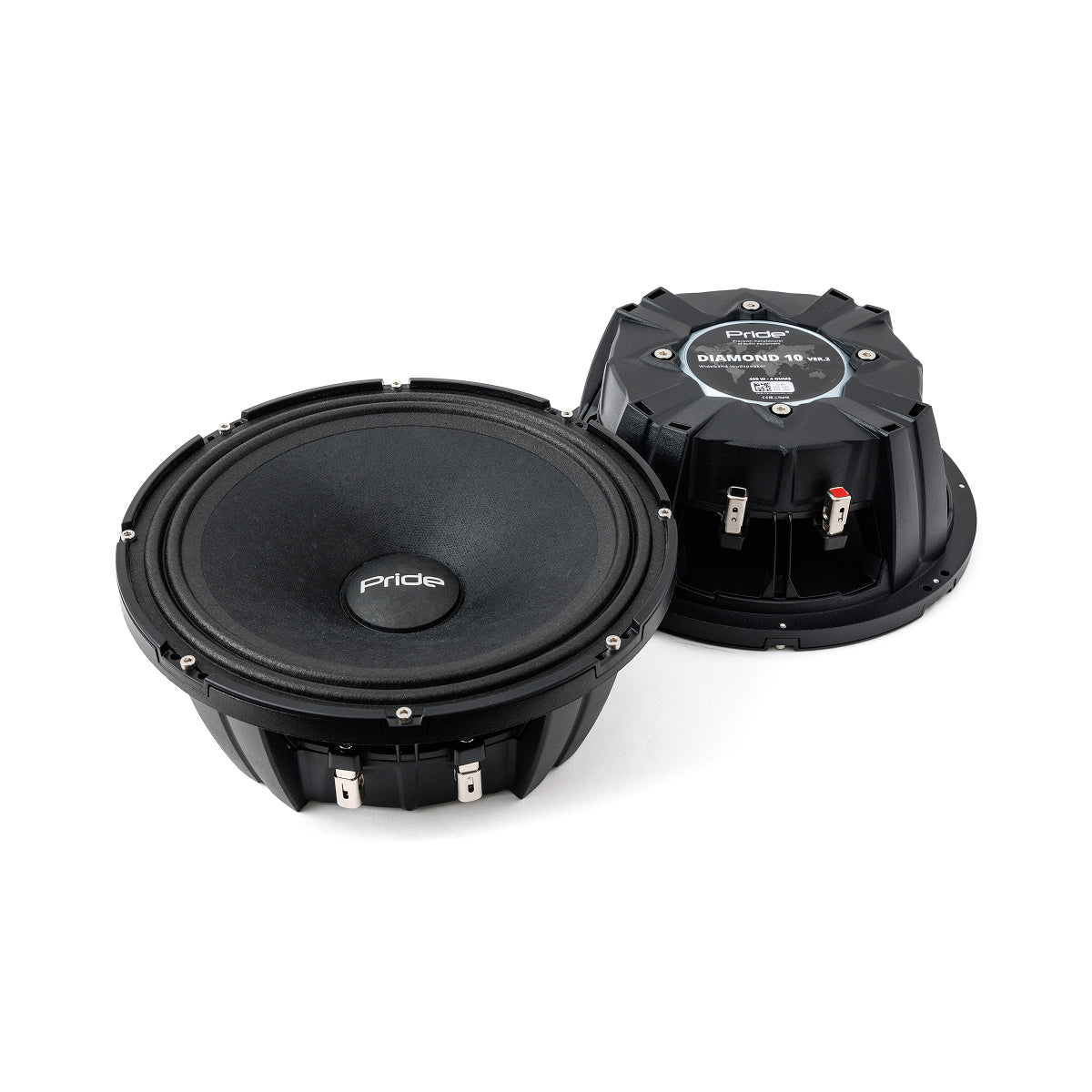 Pride Audio Diamond 10 v2 Pro Audio Midbass Speakers 400W RMS (Pair)