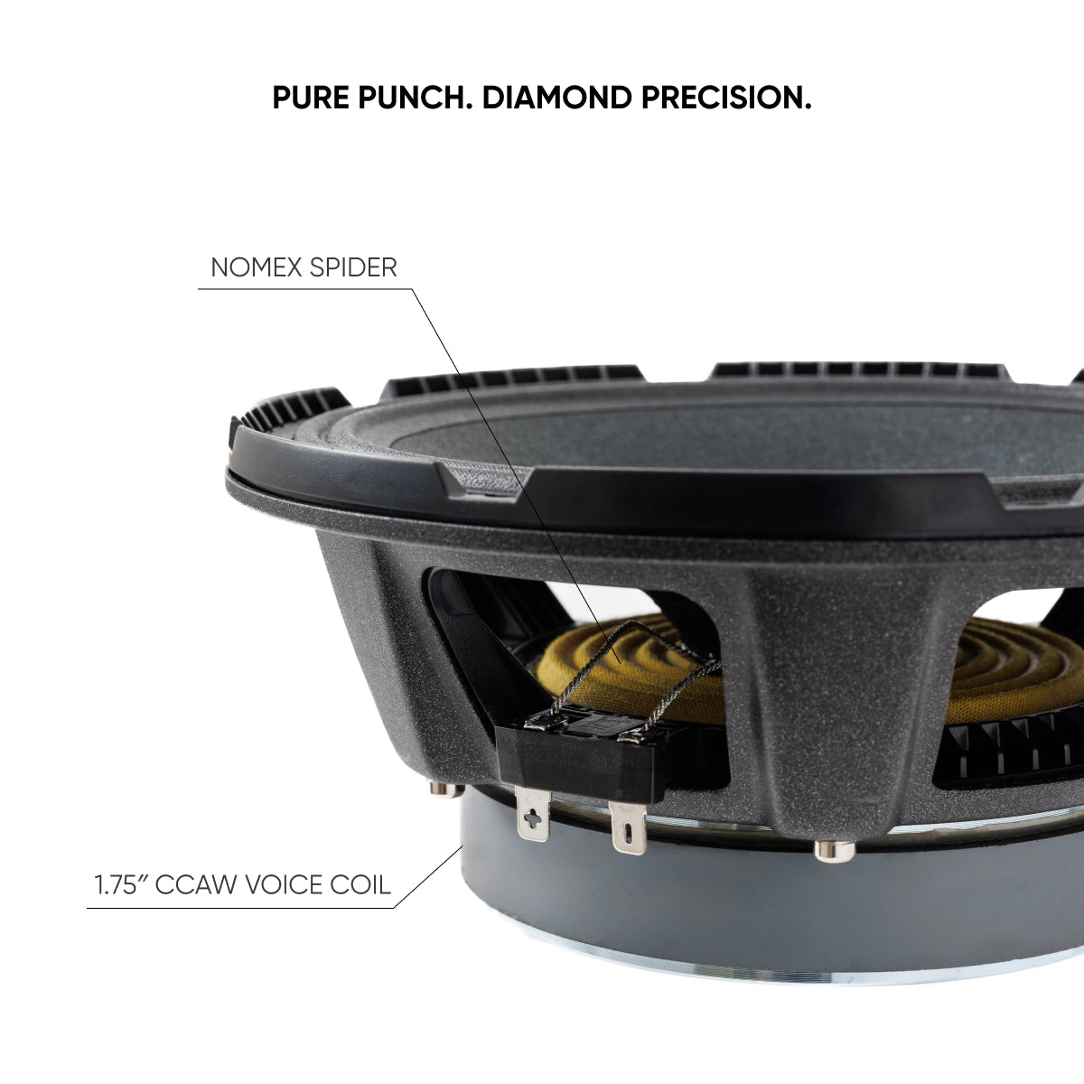 Pride Audio Diamond 8v3 Pro Audio Midbass Speakers 300W RMS (Pair) — view 3
