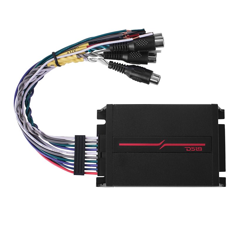 DS18 4-Channel Lossless Audio Line Output Converter with Auto Turn-On And Speaker Emulator