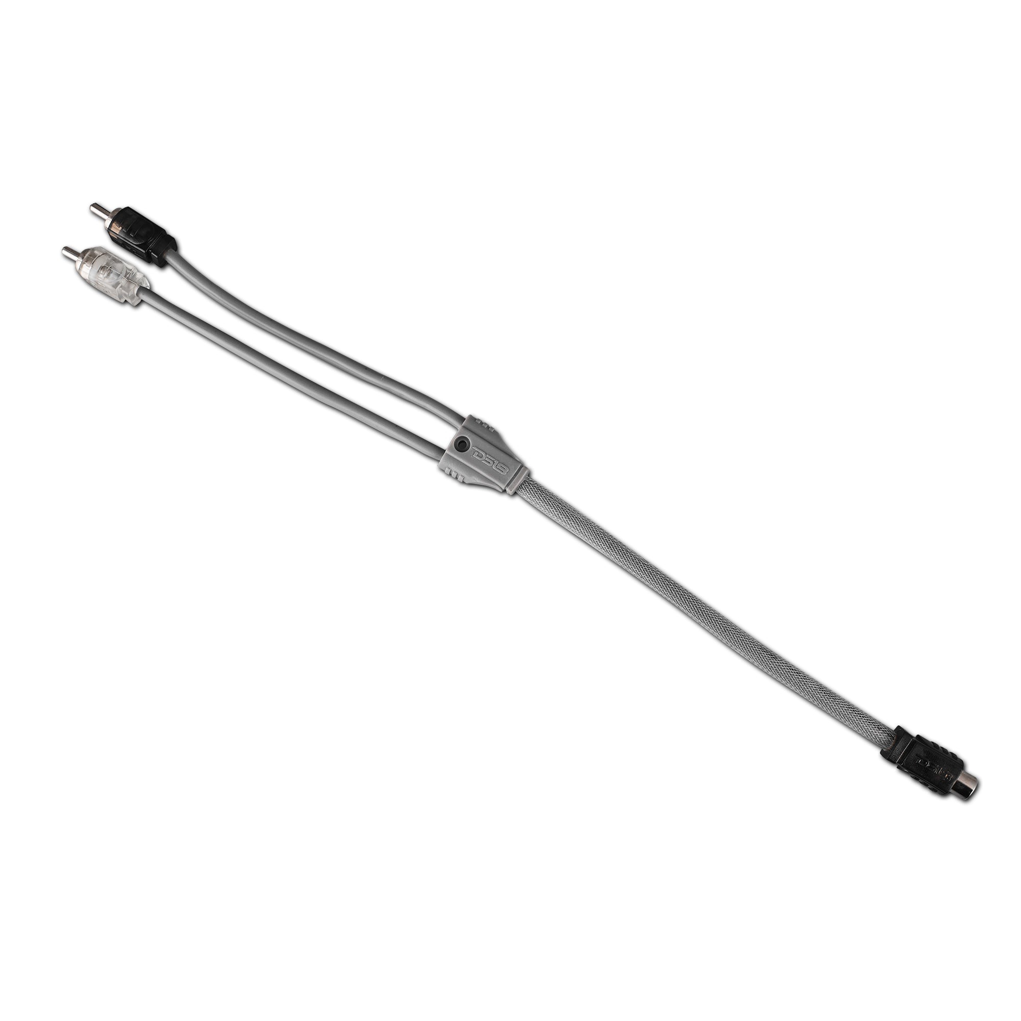 DS18 Level 2 RCA 100% Copper OFC Y Connector 1 FEMALE to 2 MALE - SILVER