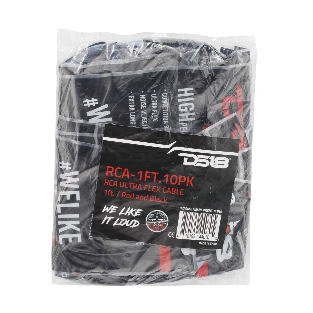 DS18 RCA-1FT.10PK 1 ft Ultra Flex 100% OFC RCA Cable Wire – 10-Pack — view 3 of 3