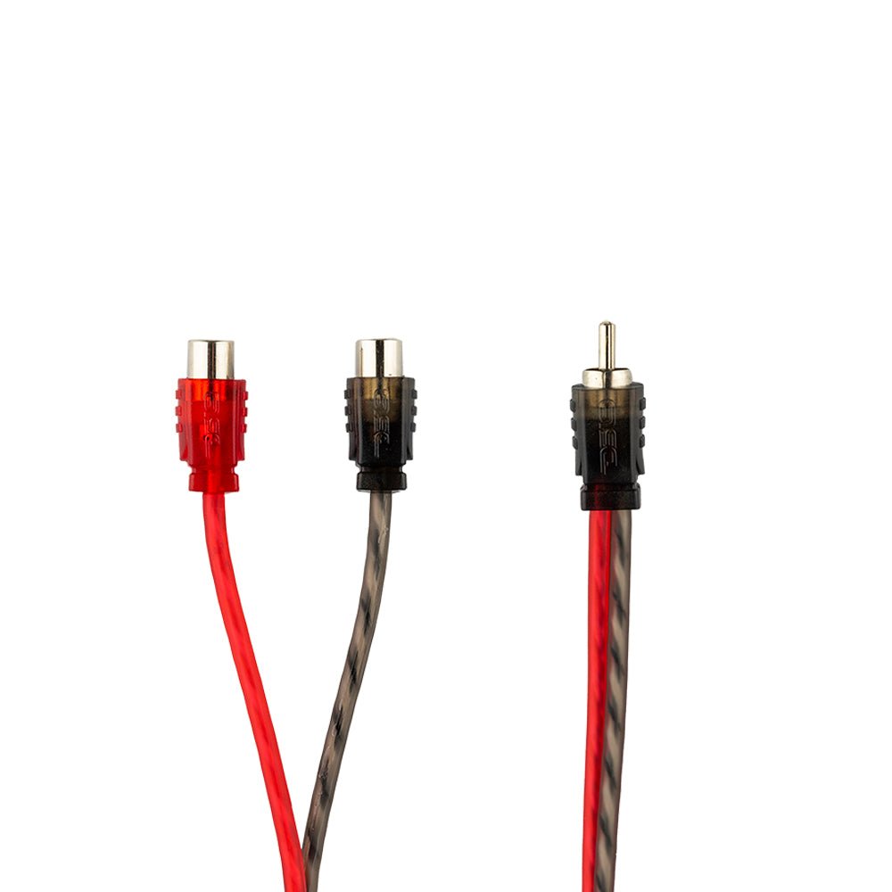 DS18 Level 1 RCA 100% Copper OFC Y Connector – 1 Male / 2 Female
