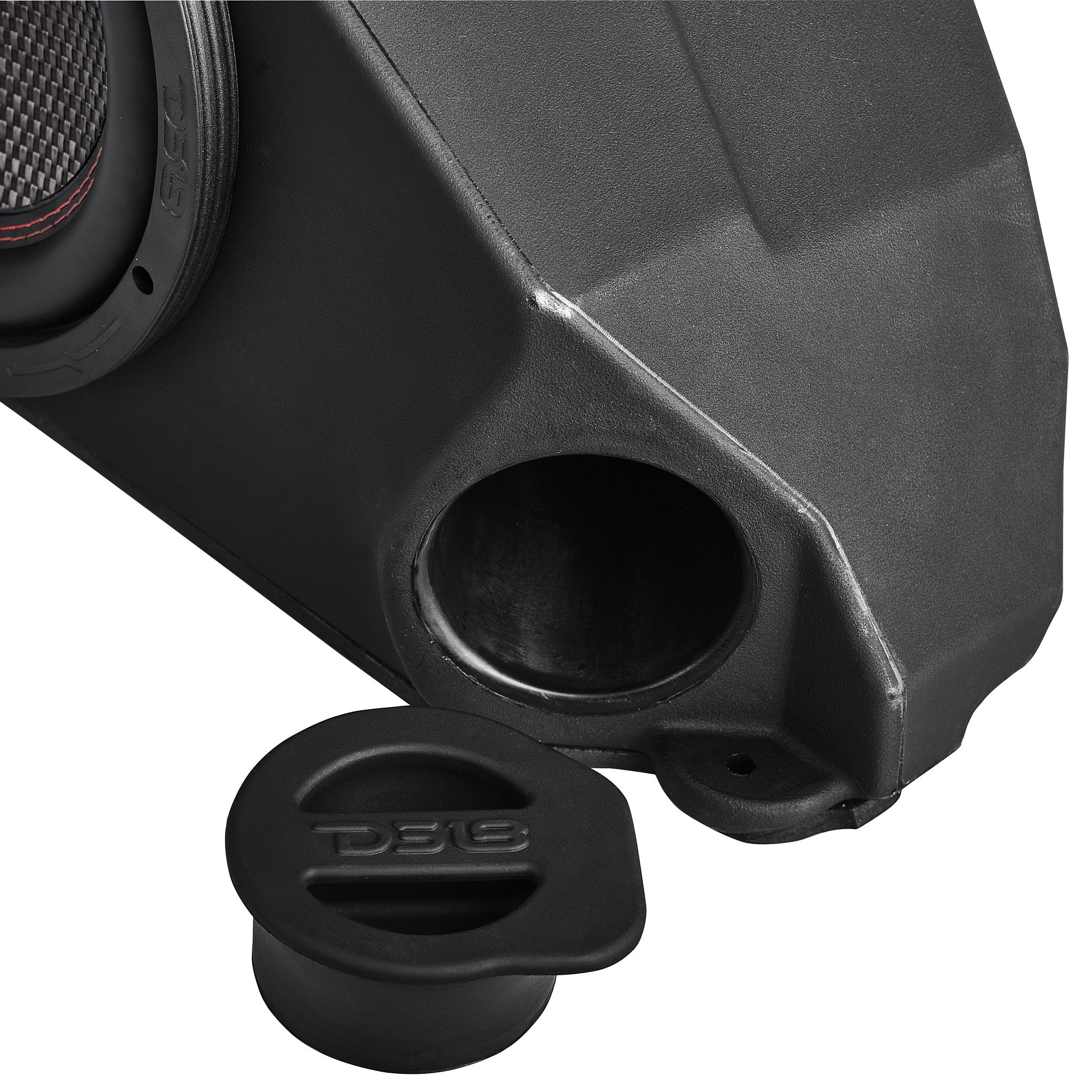 DS18 Polaris RZR Glove Box 10" Subwoofer Enclosure 1200 Watts Carbon Fiber Subwoofer