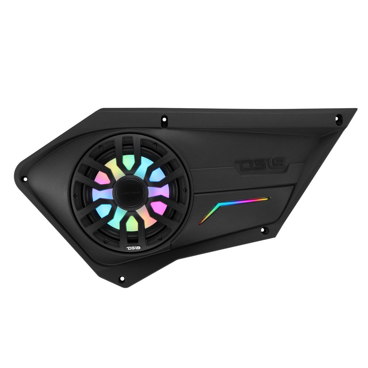 DS18 RZR-PROFD8LD Polaris RZR Front Door Panels Loaded with NXL-IQ/BK 8" Coaxial Speakers — view 2 of 5