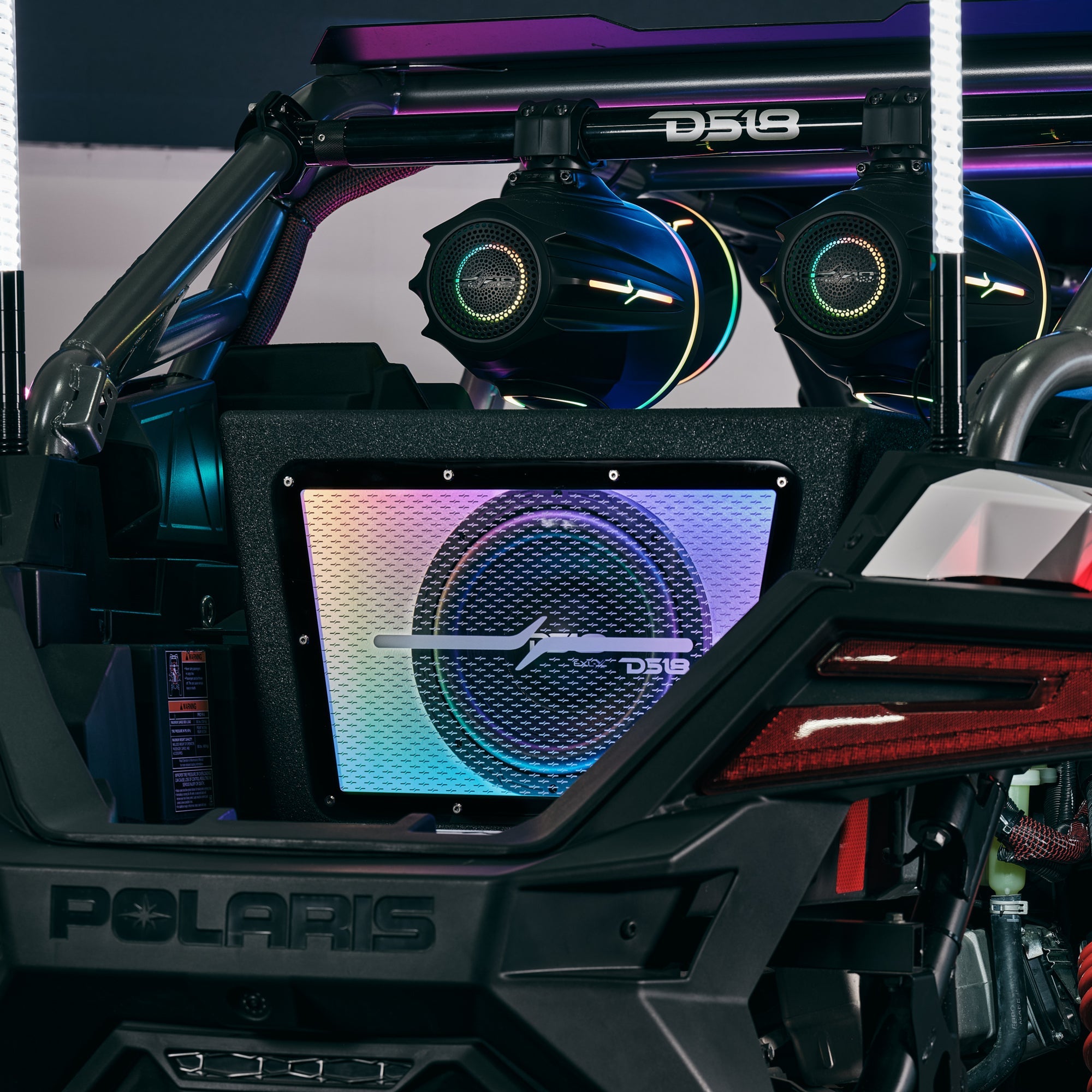 DS18 Polaris RZR PRO Rear Mounting Tube for Tower Speakers