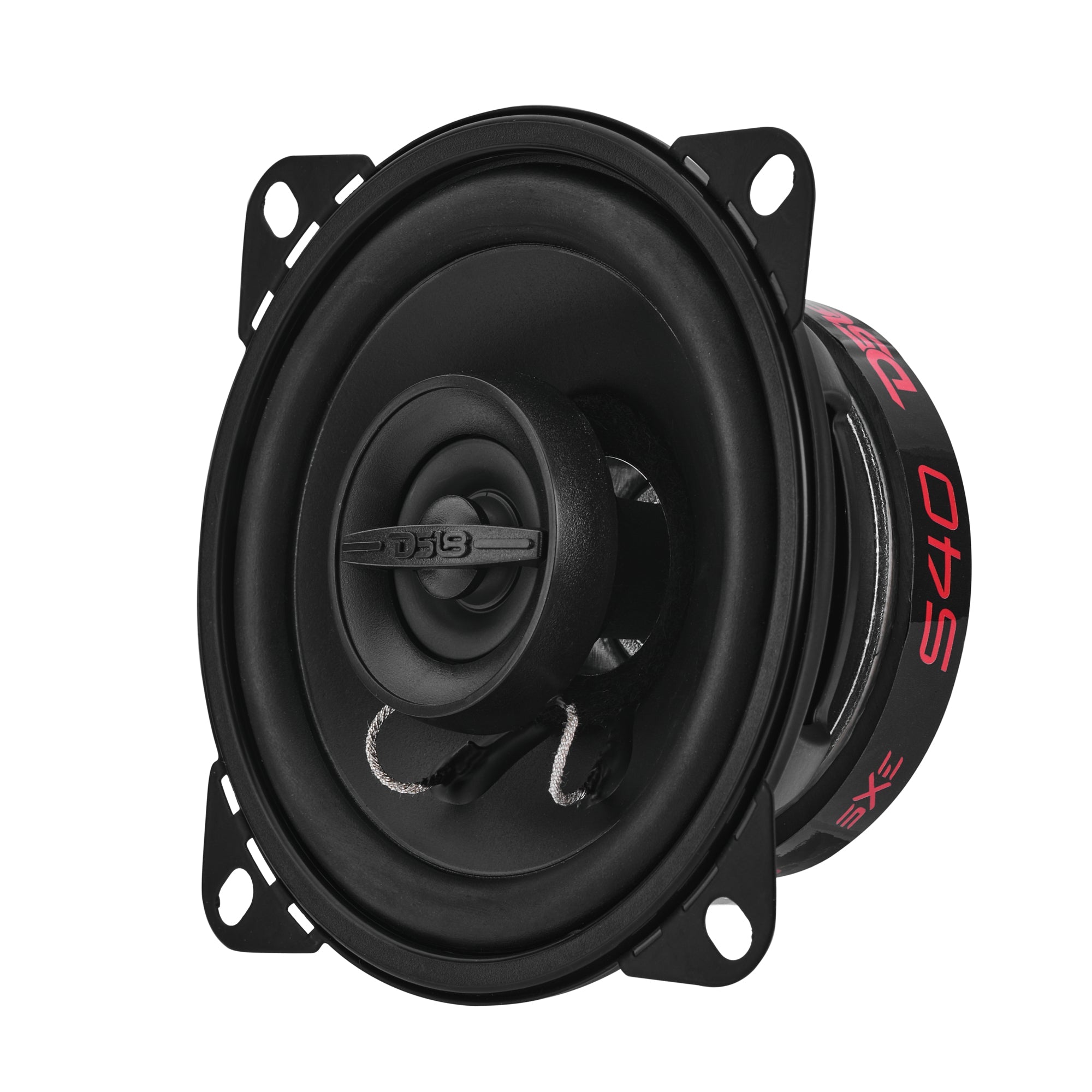 DS18 SELECT 4” 2-Way Coaxial Speaker with Grille | 40W RMS 4-Ohm