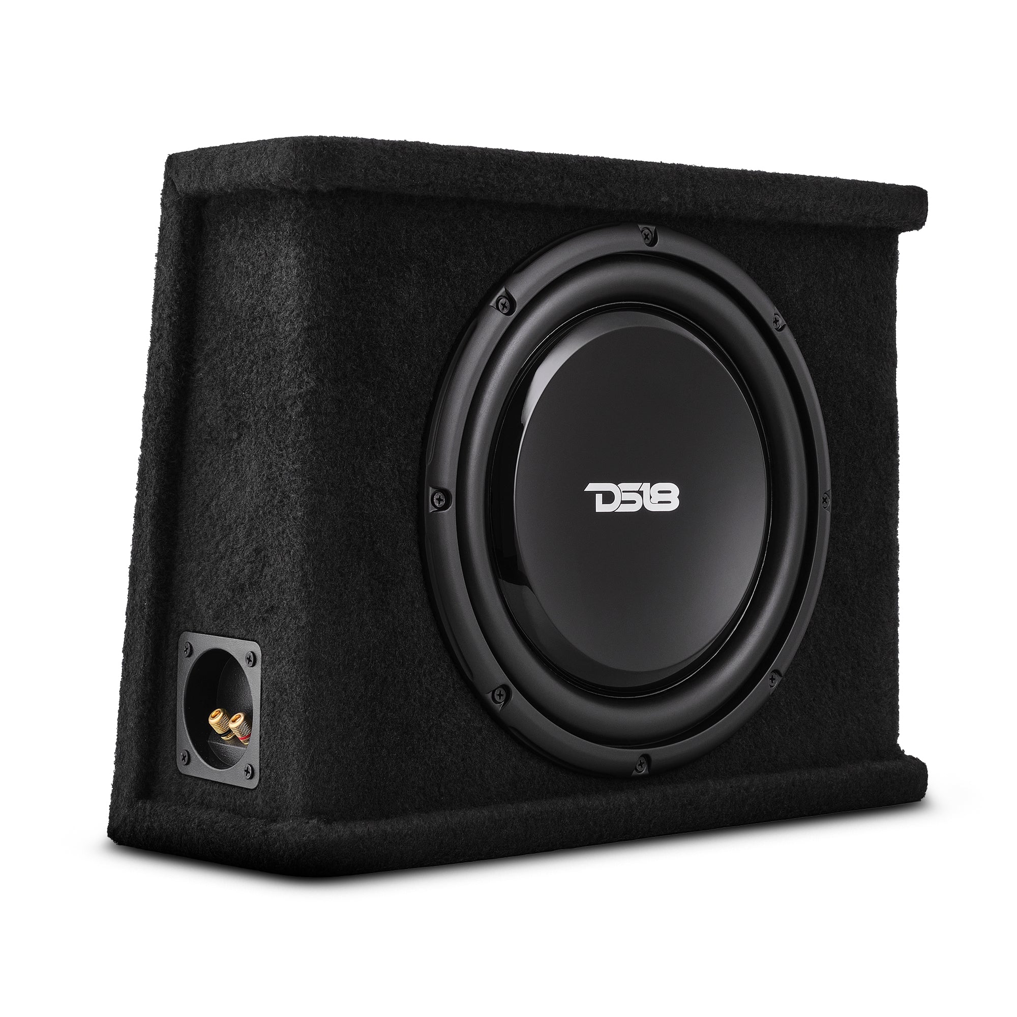 DS18 12" Loaded Shallow Subwoofer Enclosure 350 Watts Rms @ 2 ohm