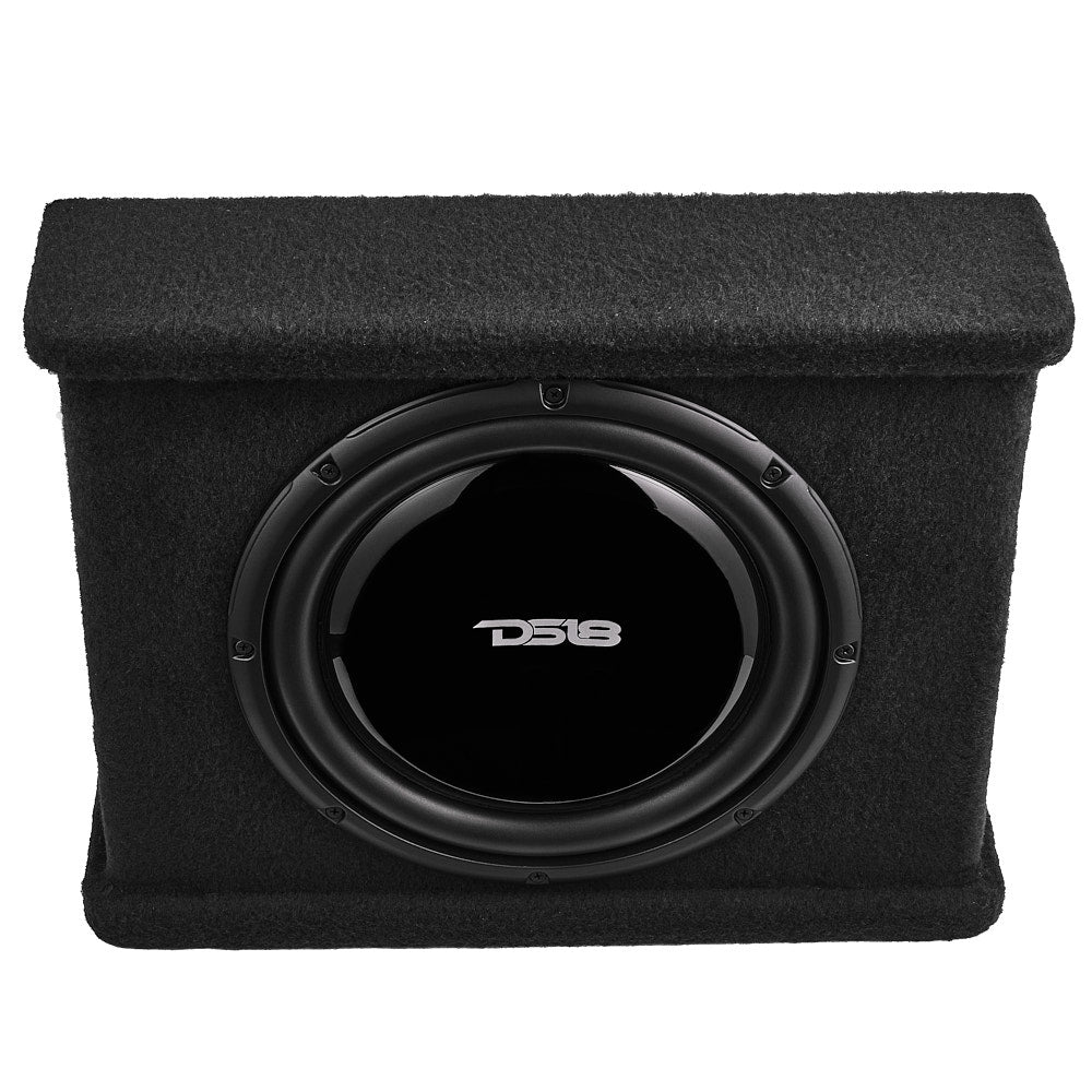 DS18 12" Loaded Shallow Subwoofer Enclosure 350 Watts Rms @ 2 ohm