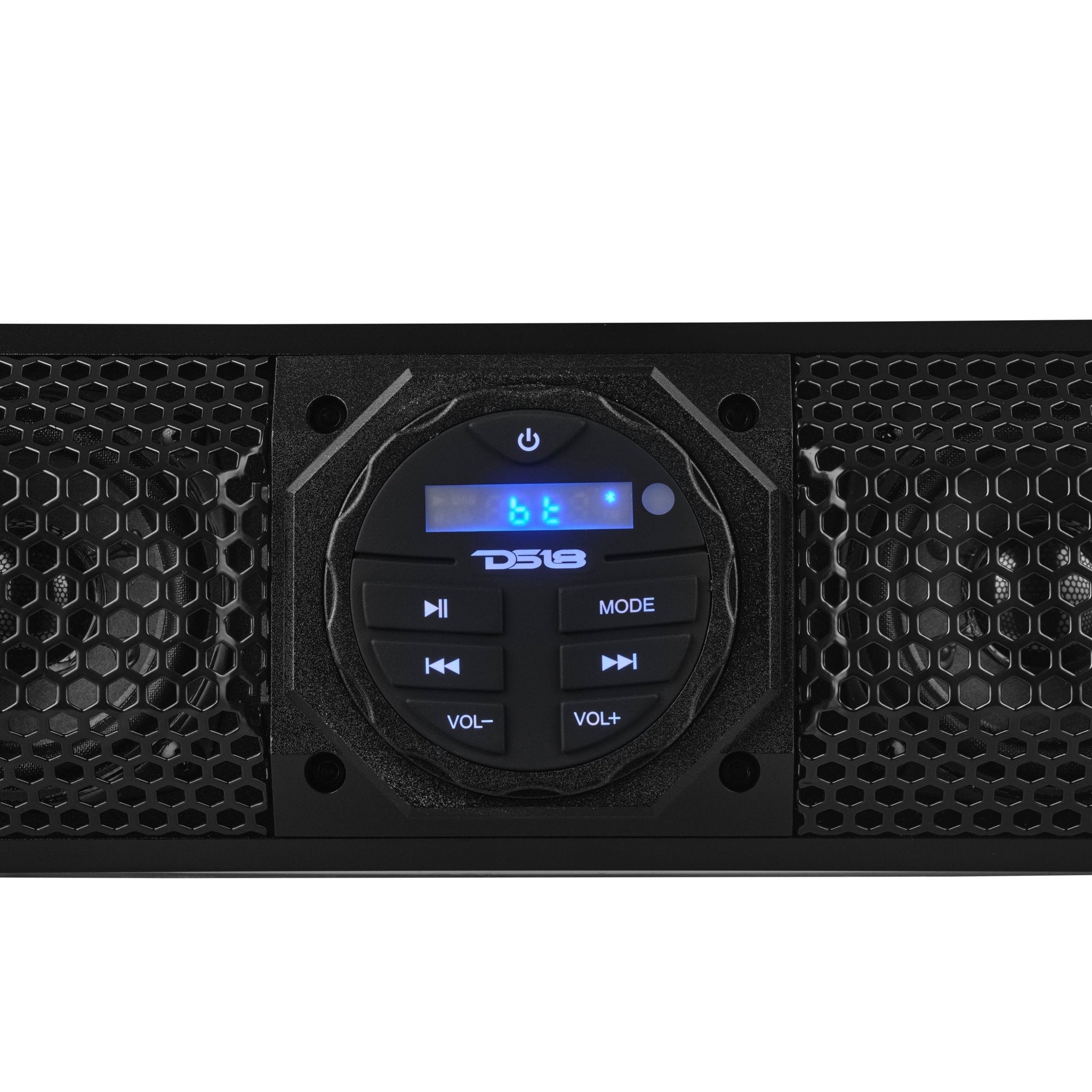 DS18 37" Marine Sound Bar Speaker System, 10 Speakers 1200 Watts, Bluetooth® v5.0, Rotating Control Panel