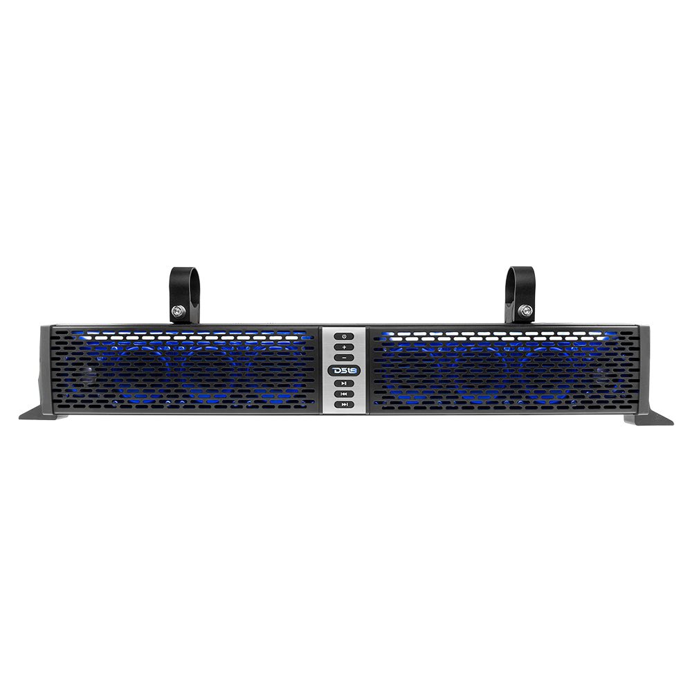 DS18 HYDRO 30” Marine Bluetooth Sound Bar – Water Resistant, RGB LED Lights, 8 Speakers, 320W RMS Amplified System