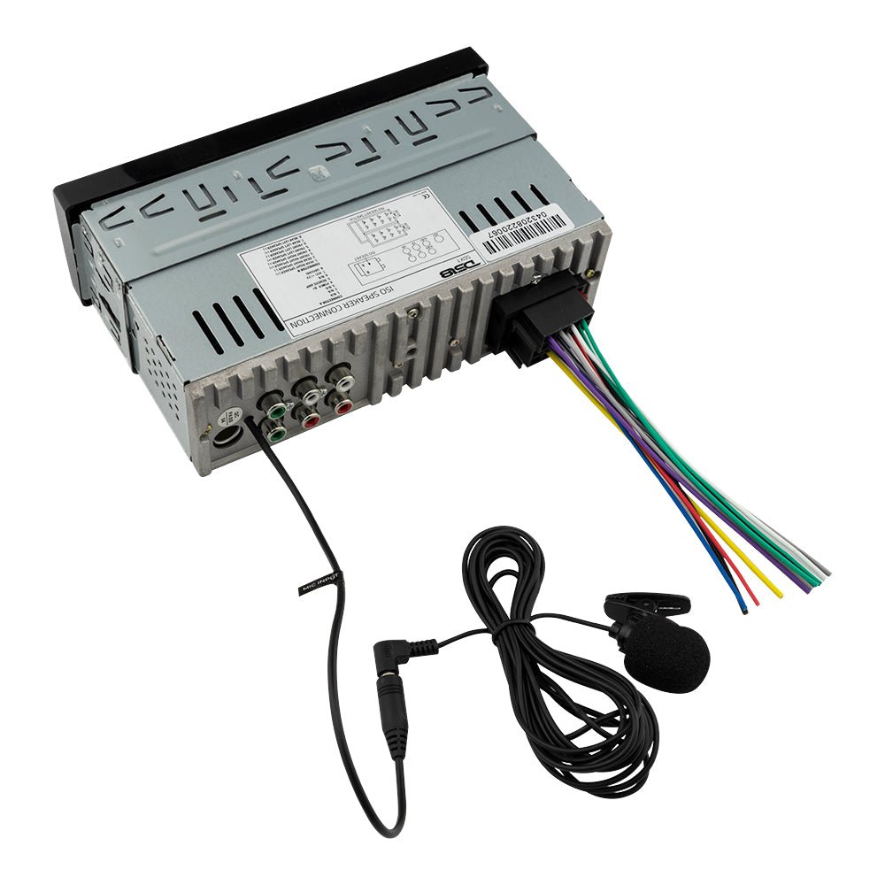 DS18 Single-DIN Digital Media Receiver Mech-Less Player, Bluetooth, Dual USB ,7 Volt Preouts