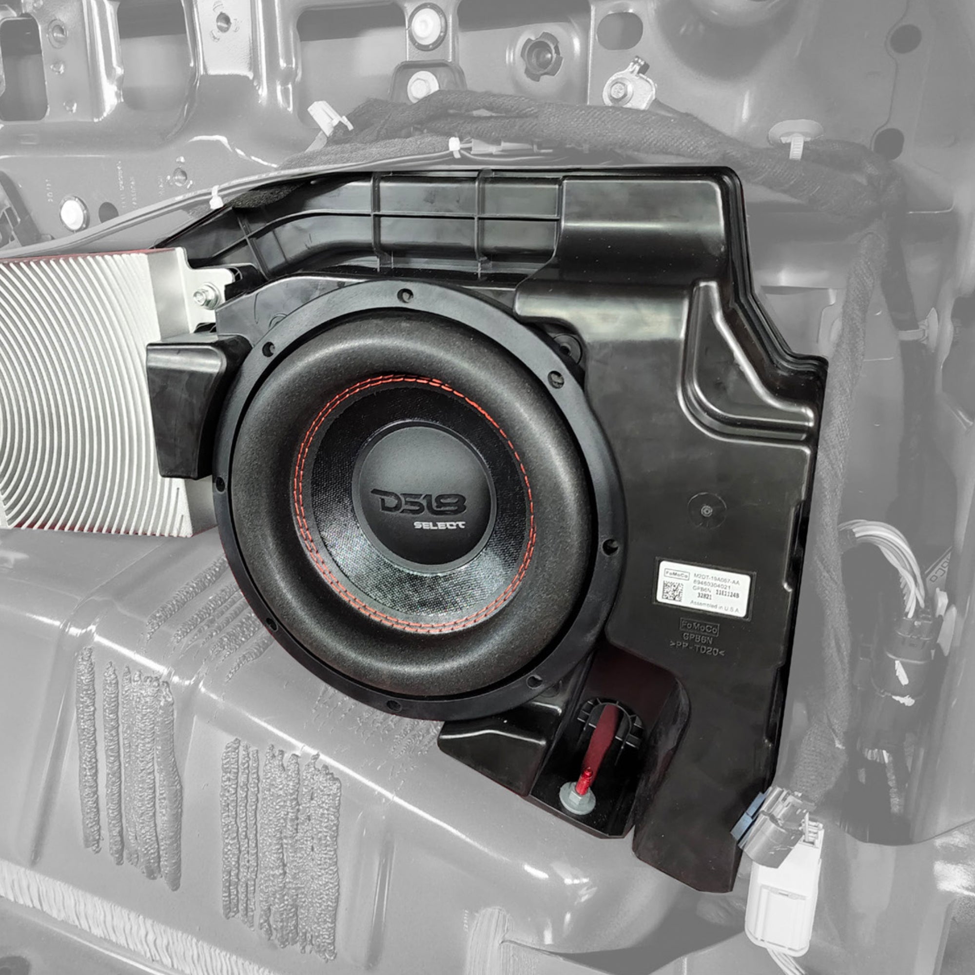 DS18 8" 200W RMS Subwoofer for 6th Gen Ford Bronco - OEM Replacement for B&O Sound Upgrade