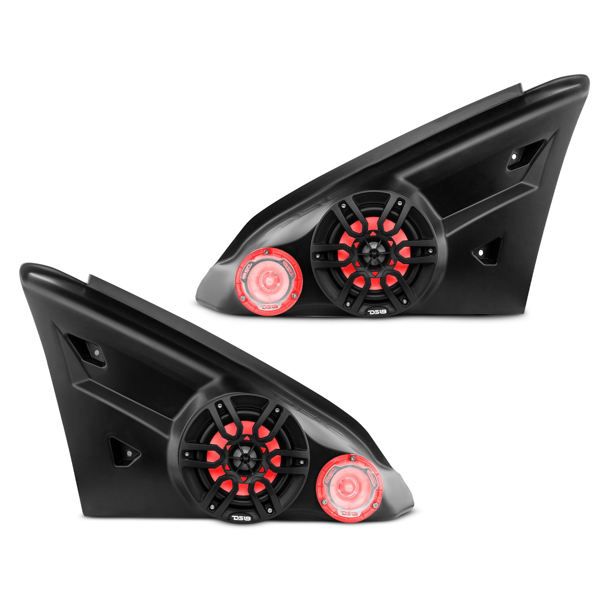DS18 Polaris Slingshot Arm Rest 2 X 6.5" Enclosure With NXL-6/BK and PRO-TW1L | 2015 - Current