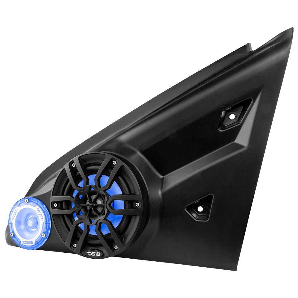 DS18 Polaris Slingshot Arm Rest 2 X 6.5" Enclosure With NXL-6/BK and PRO-TW1L | 2015 - Current