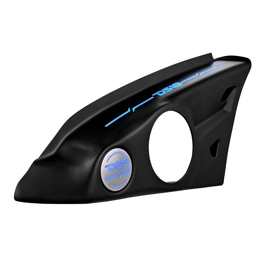 DS18 Polaris Slingshot Arm Rest Empty Enclosure With Digital Led Lights fits 2 x 6.5" Speakers | 2015 - Current