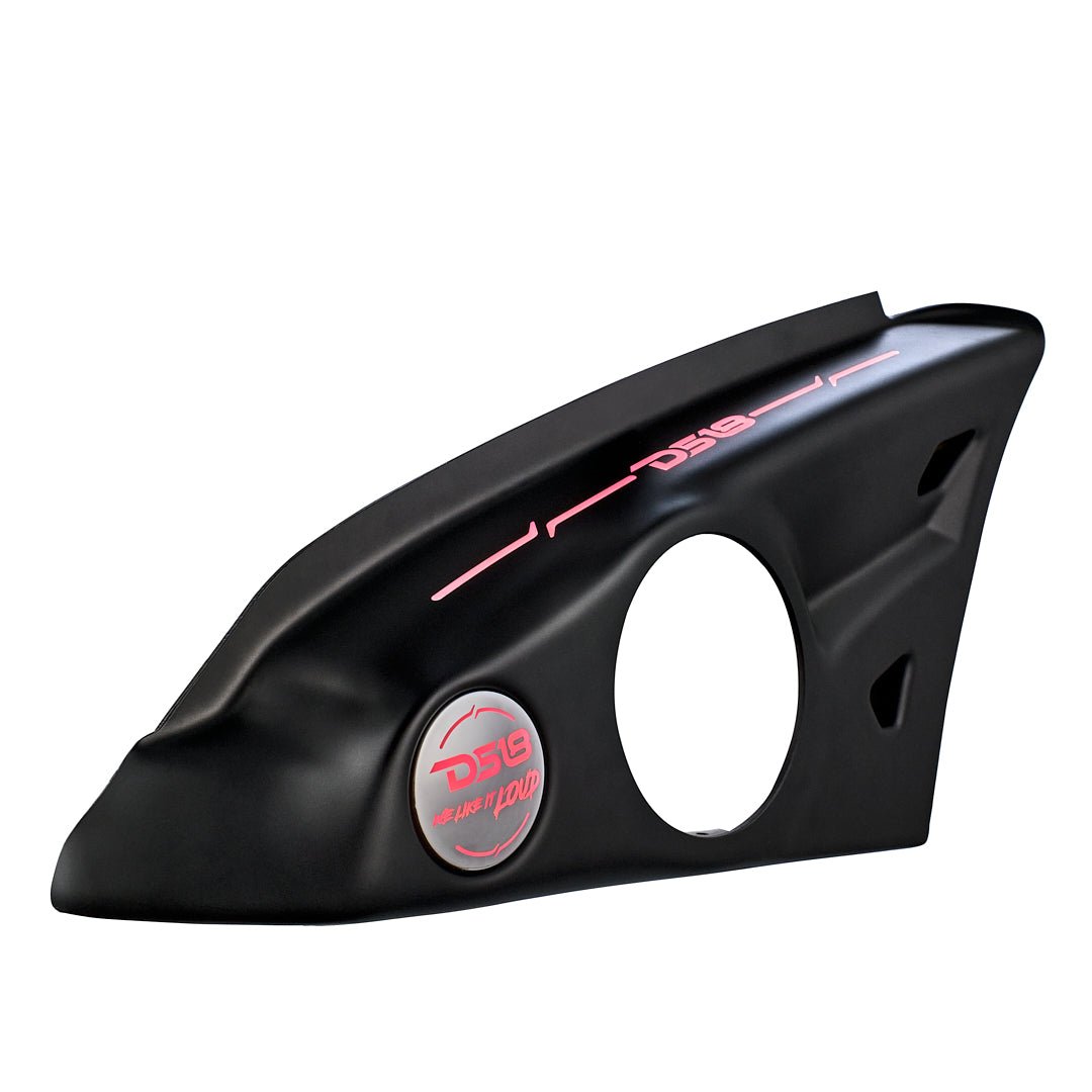 DS18 Polaris Slingshot Arm Rest Empty Enclosure With Digital Led Lights fits 2 x 6.5" Speakers | 2015 - Current
