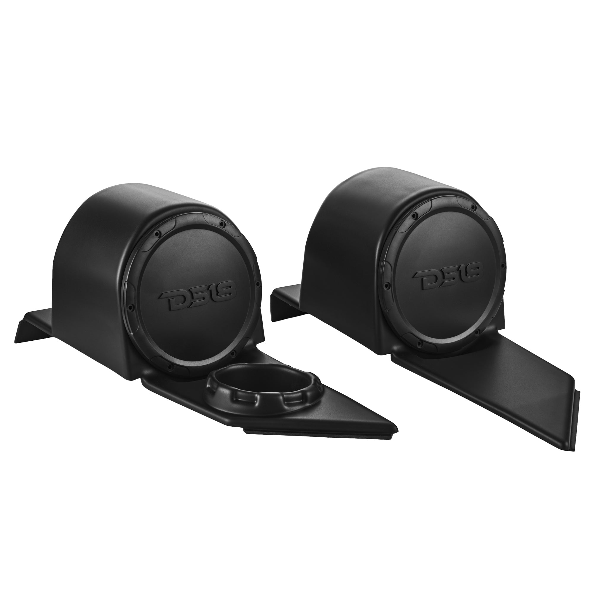 DS18 Polaris Slingshot Headrest Speaker Pods 4x 6.5" Empty Enclosures | 2015 - Current