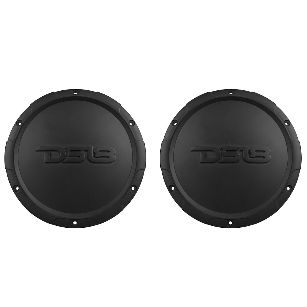 DS18 Polaris Slingshot Headrest Empty Enclosure With Digital LED Lights fits 4 x 6.5" Speakers | 2015 - Current