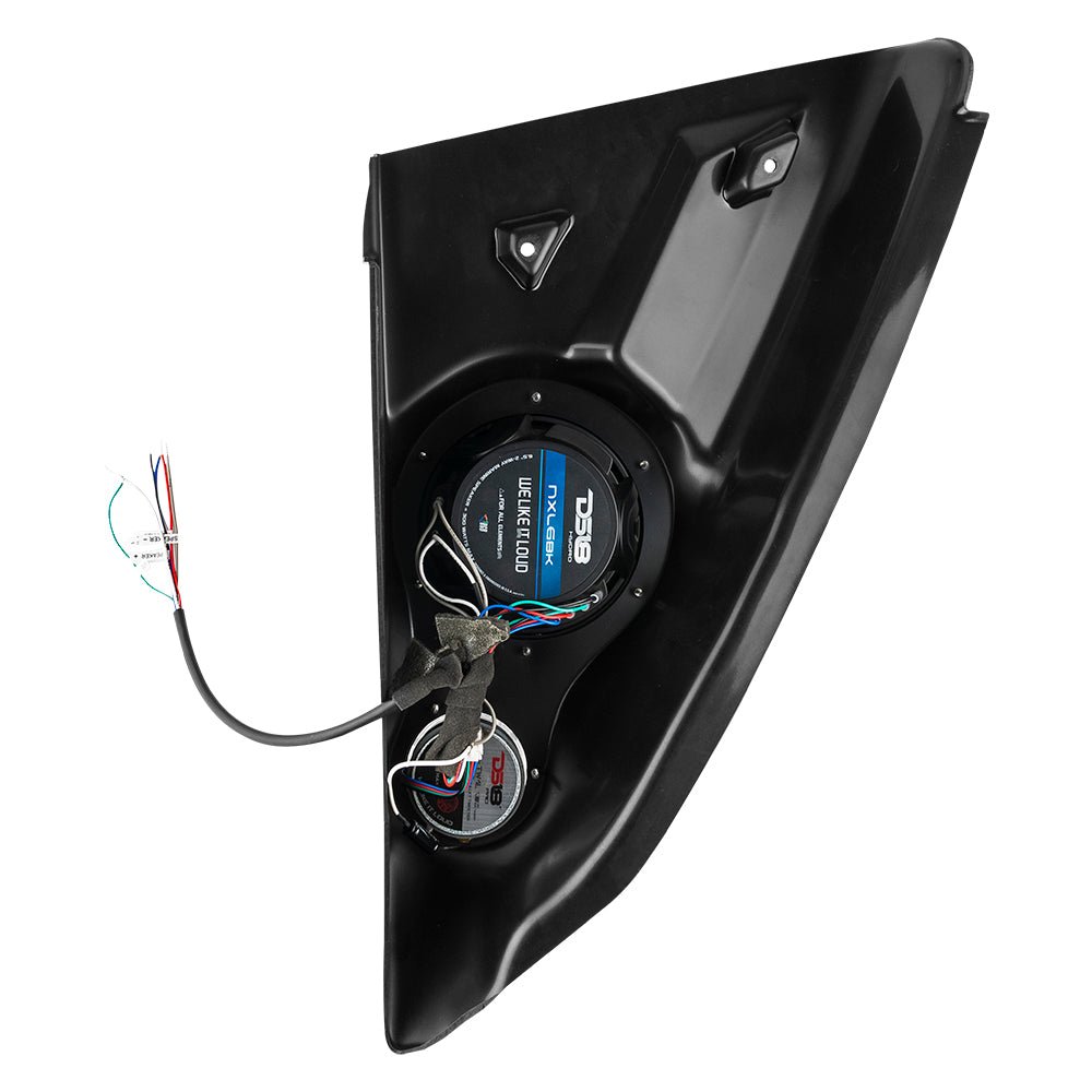 DS18 Polaris Slingshot Arm Rest 2 X 6.5" Enclosure With NXL-6/BK and PRO-TW1L | 2015 - Current