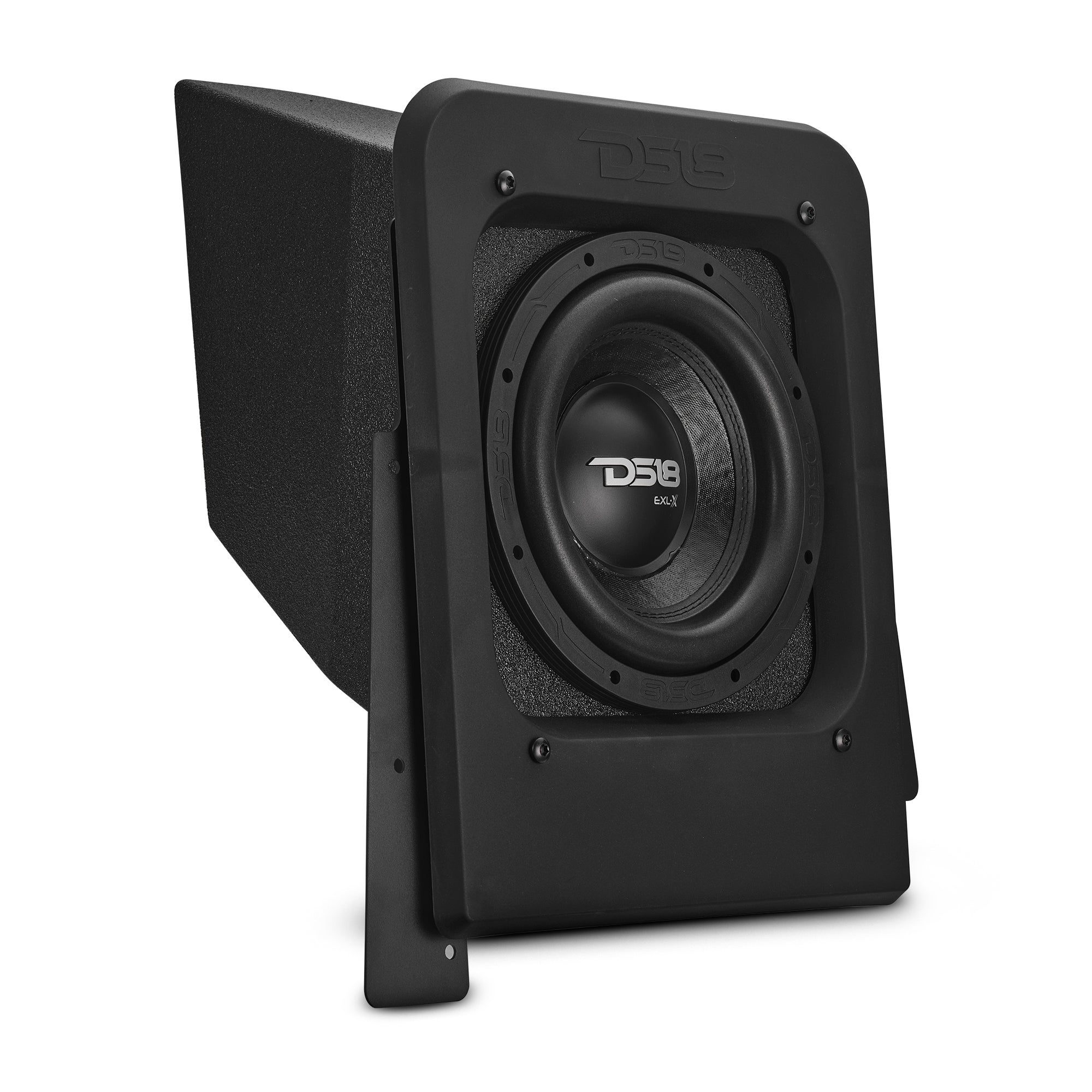 DS18 SLG-RSUB10XLLD Polaris Slingshot Loaded Rear Sealed 10" Subwoofer Enclosure Fits Either Passenger or Driv