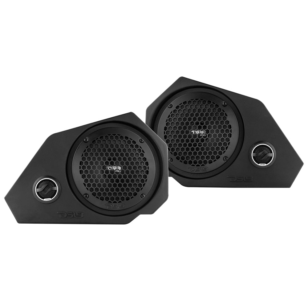 DS18 Polaris Slingshot Side Panel Empty Enclosure fits 2 x 6.5" Speakers & 2 x 1.7” Tweeters | 2015 - 2019