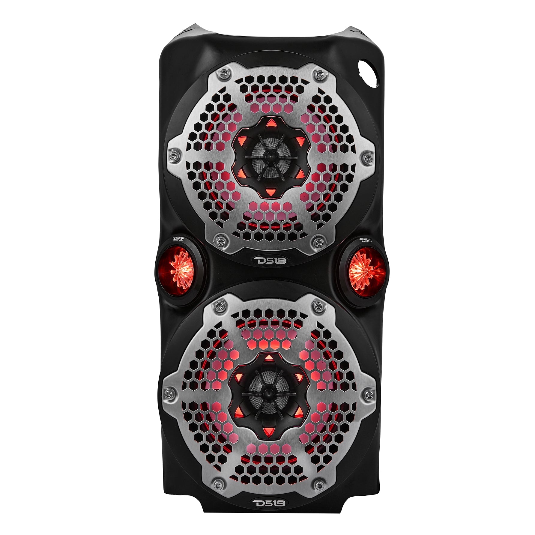 DS18 Polaris Slingshot Waterfall Center Console Empty Enclosure fits 2 x 6.5" Speakers & 2 x 2.28" Bullet Tweeter | 2015 - Current
