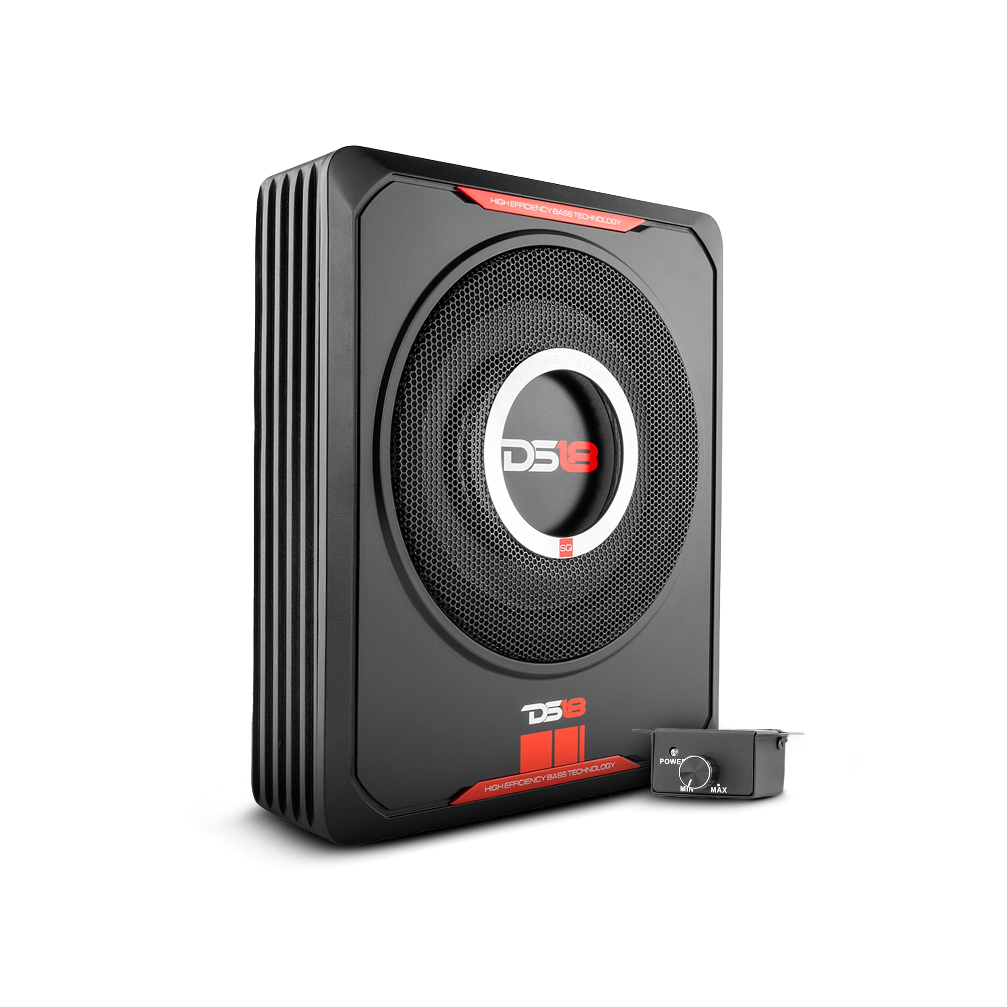 DS18 8" Amplified UnderSeat Subwoofer 300 Watts Rms