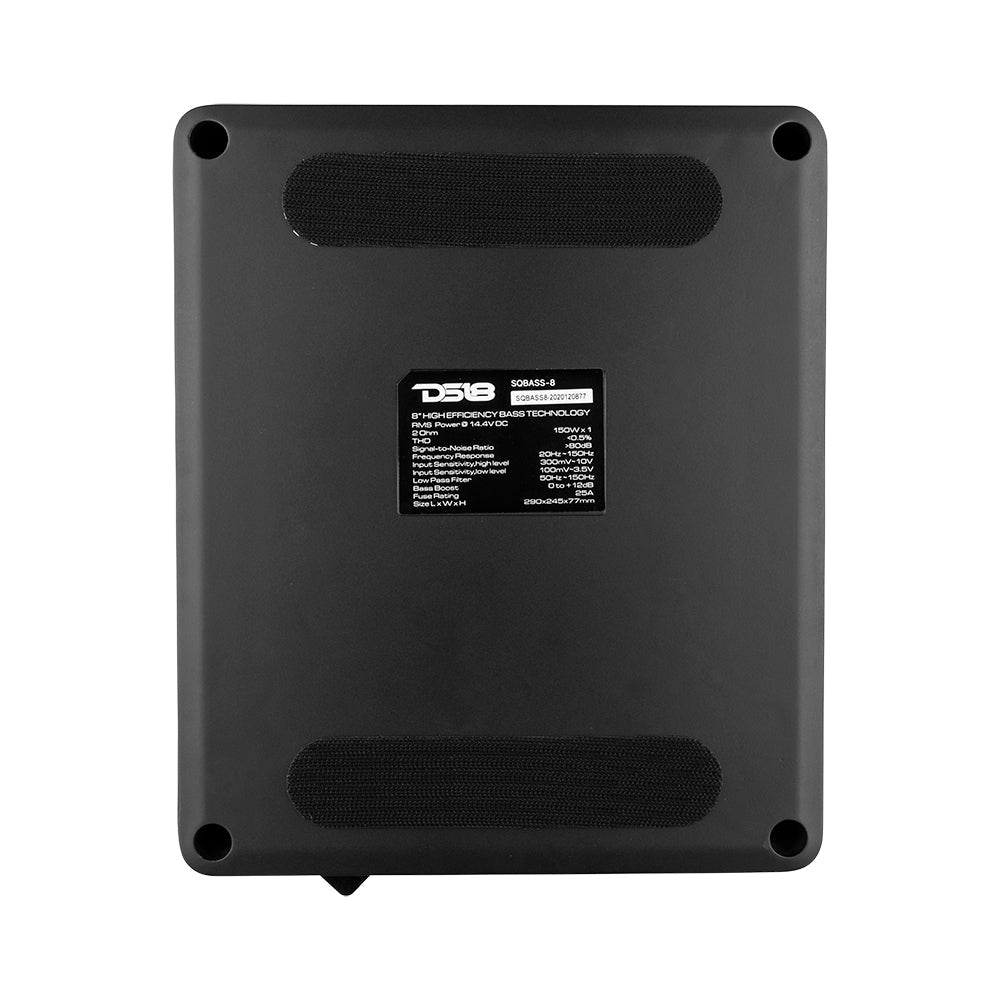 DS18 8" Amplified UnderSeat Subwoofer 300 Watts Rms