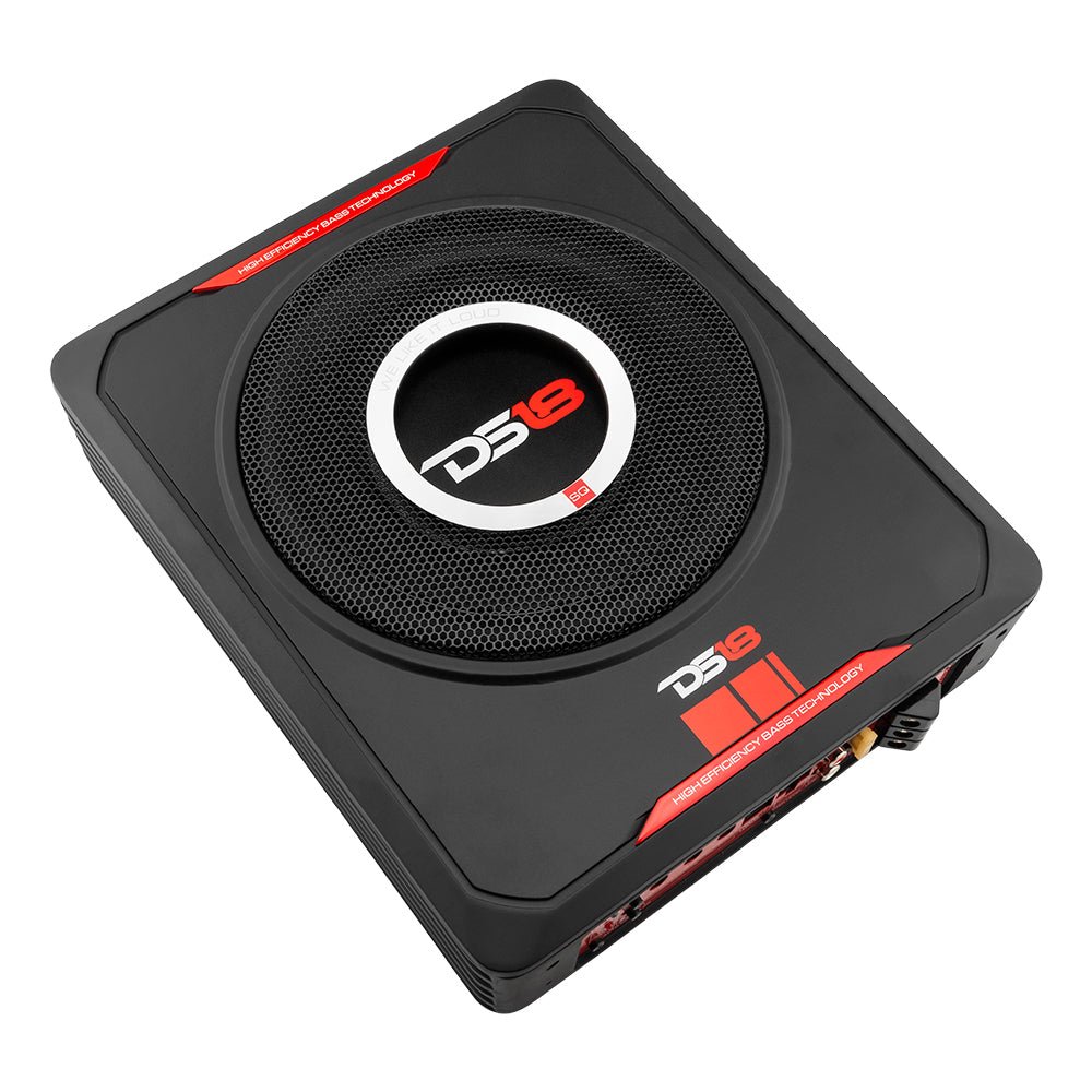 DS18 8" Amplified UnderSeat Subwoofer 300 Watts Rms