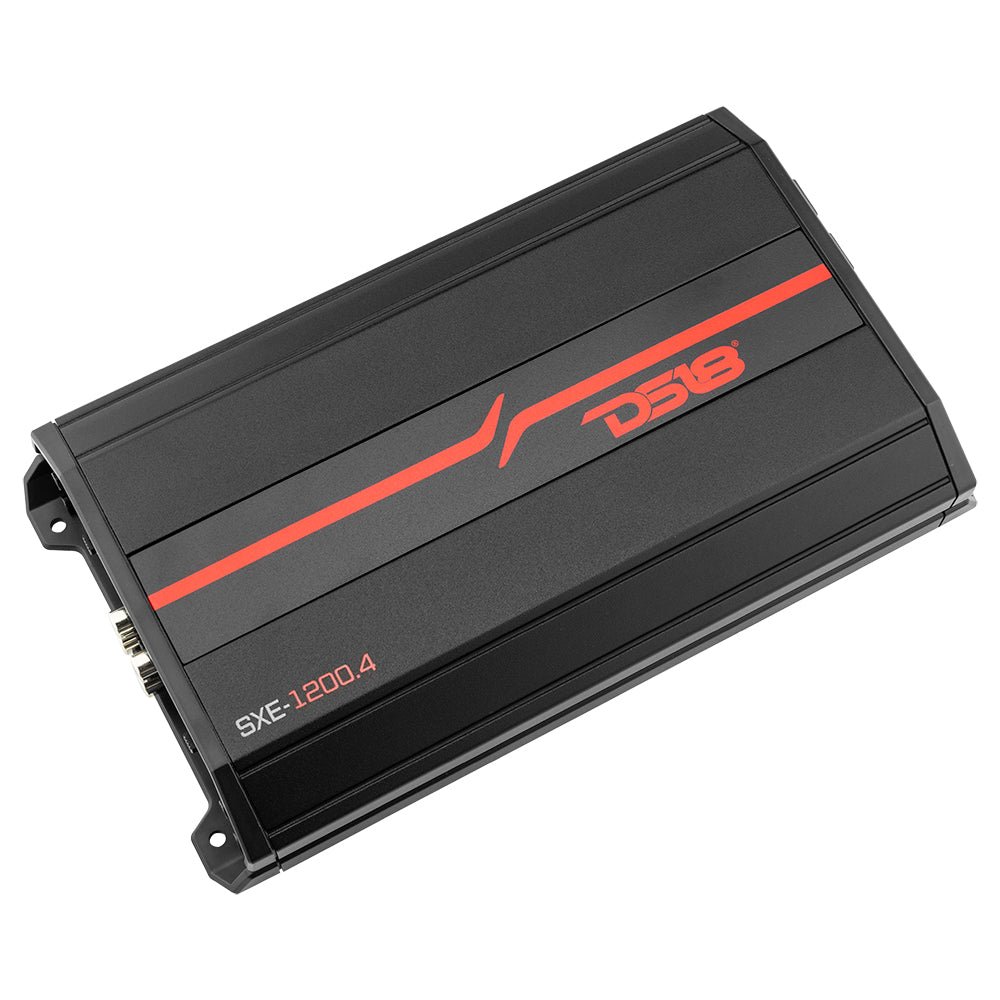 DS18 SXE Class A/B 4-Channel Full-Range Amplifier 4 x 60 RMS @ 4-Ohm 1200 Watts