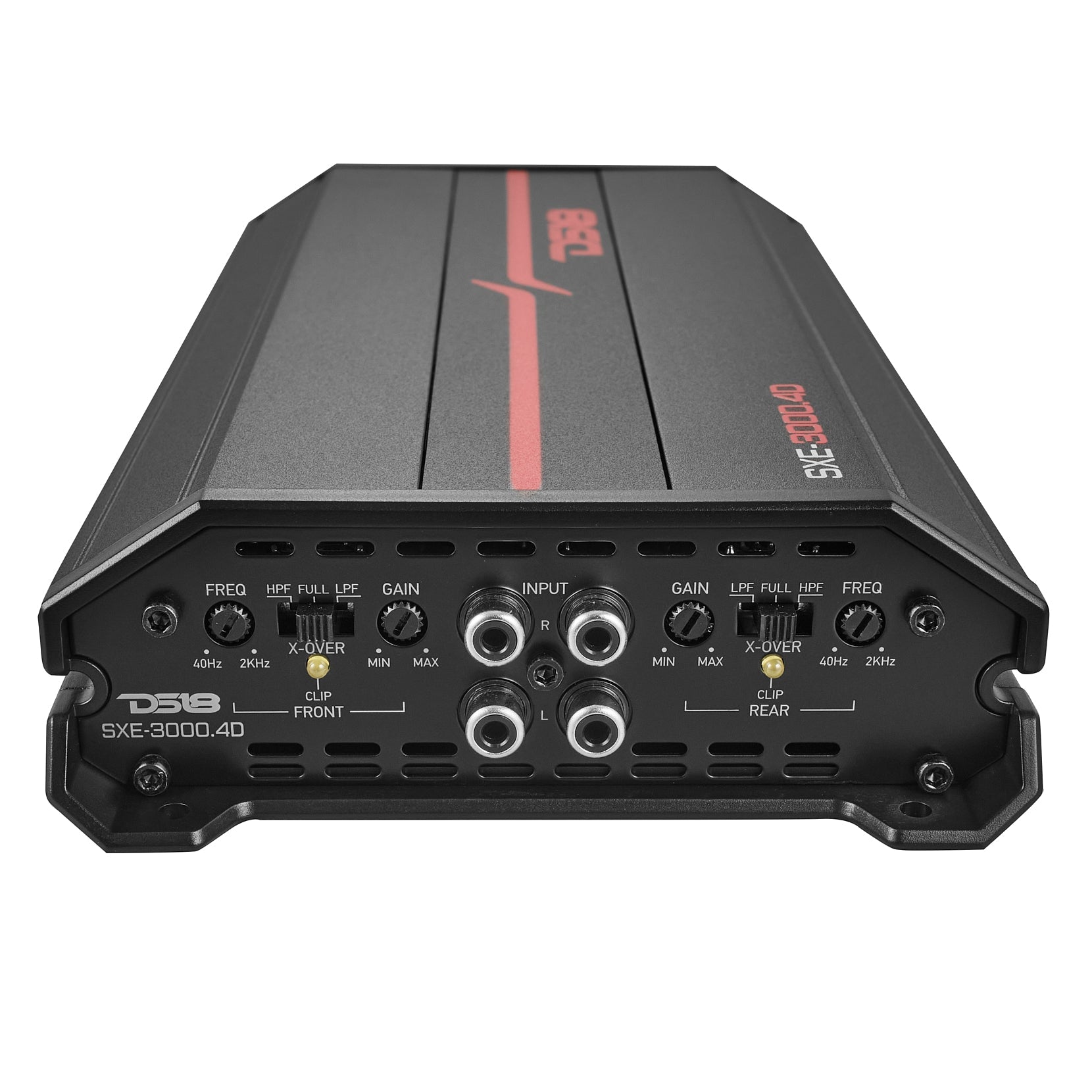 DS18 SXE Class D 4-Channel Full-Range Amplifier 4 x 200 RMS @ 4-Ohm 3000 Watt