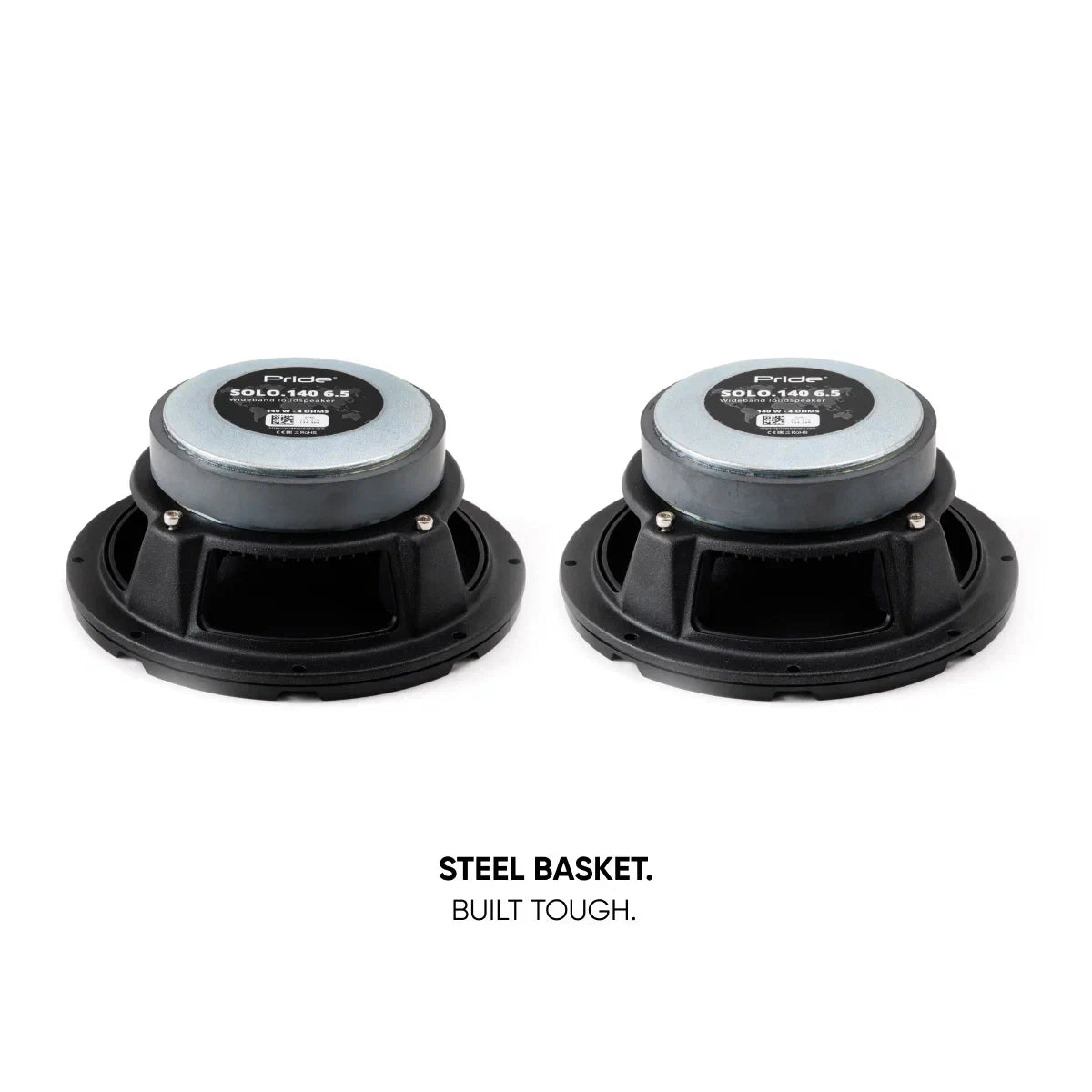 Pride Audio Solo 140 6.5" Pro Audio Midrange Speakers 140W RMS (Pair) — view 4