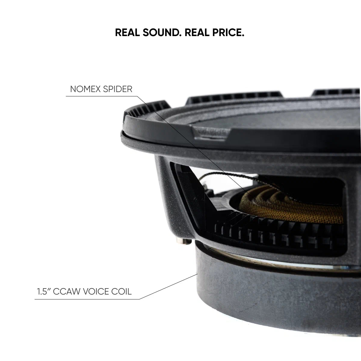 Pride Audio Solo 200 Competition 6.5" Pro Audio Midrange Speakers 200W RMS (Pair) — view 3