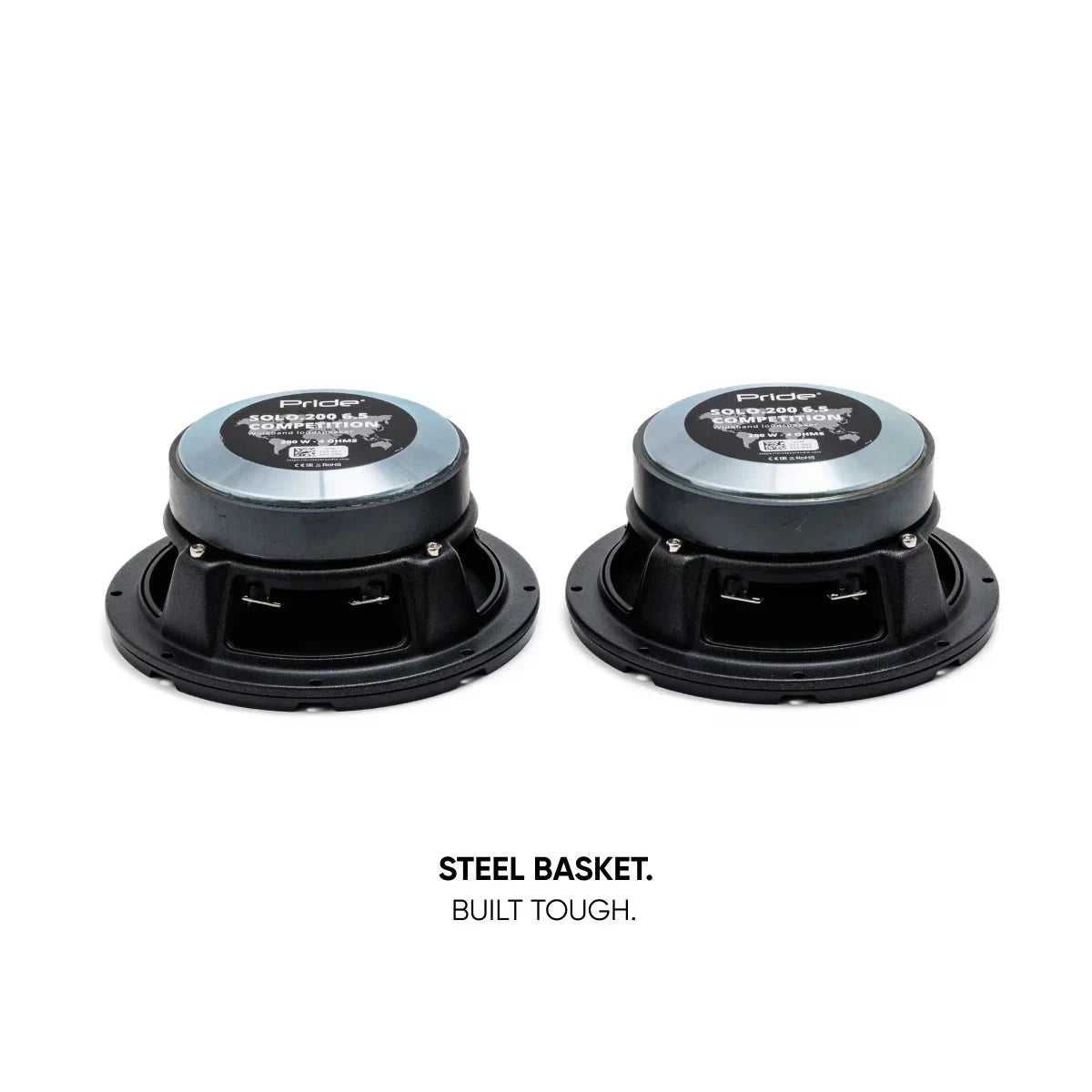 Pride Audio Solo 200 Competition 6.5" Pro Audio Midrange Speakers 200W RMS (Pair) — view 4