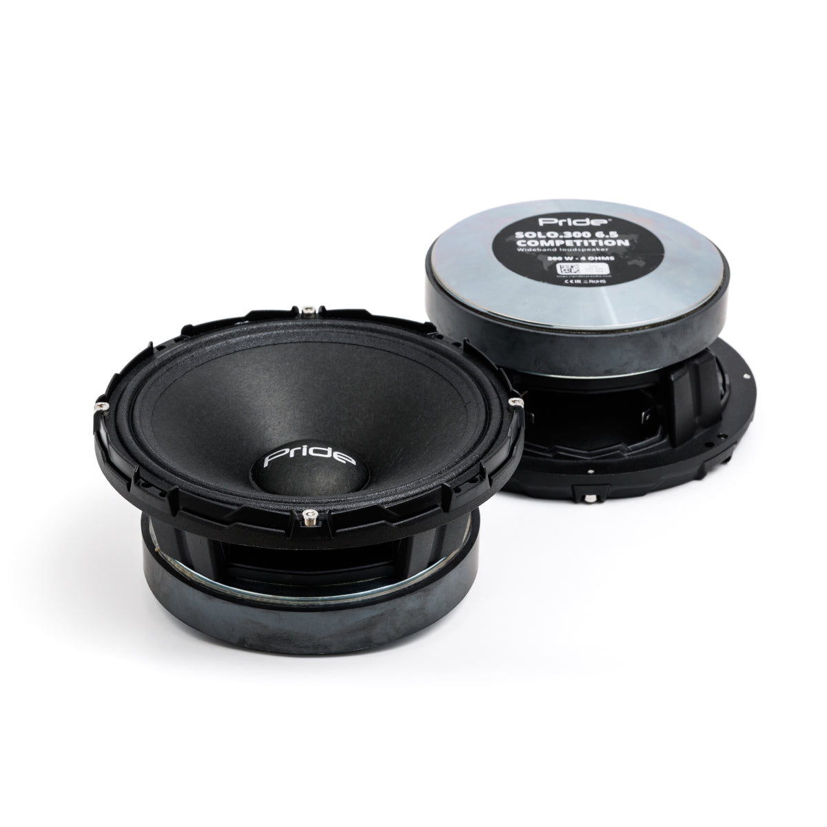 Pride Audio Solo 300 6.5 Competition Pro Audio Midrange Speakers 300W RMS (Pair)