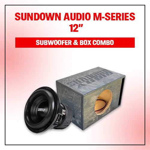Sundown Audio M-Series 12” Sub & Box Combo – 2000W RMS