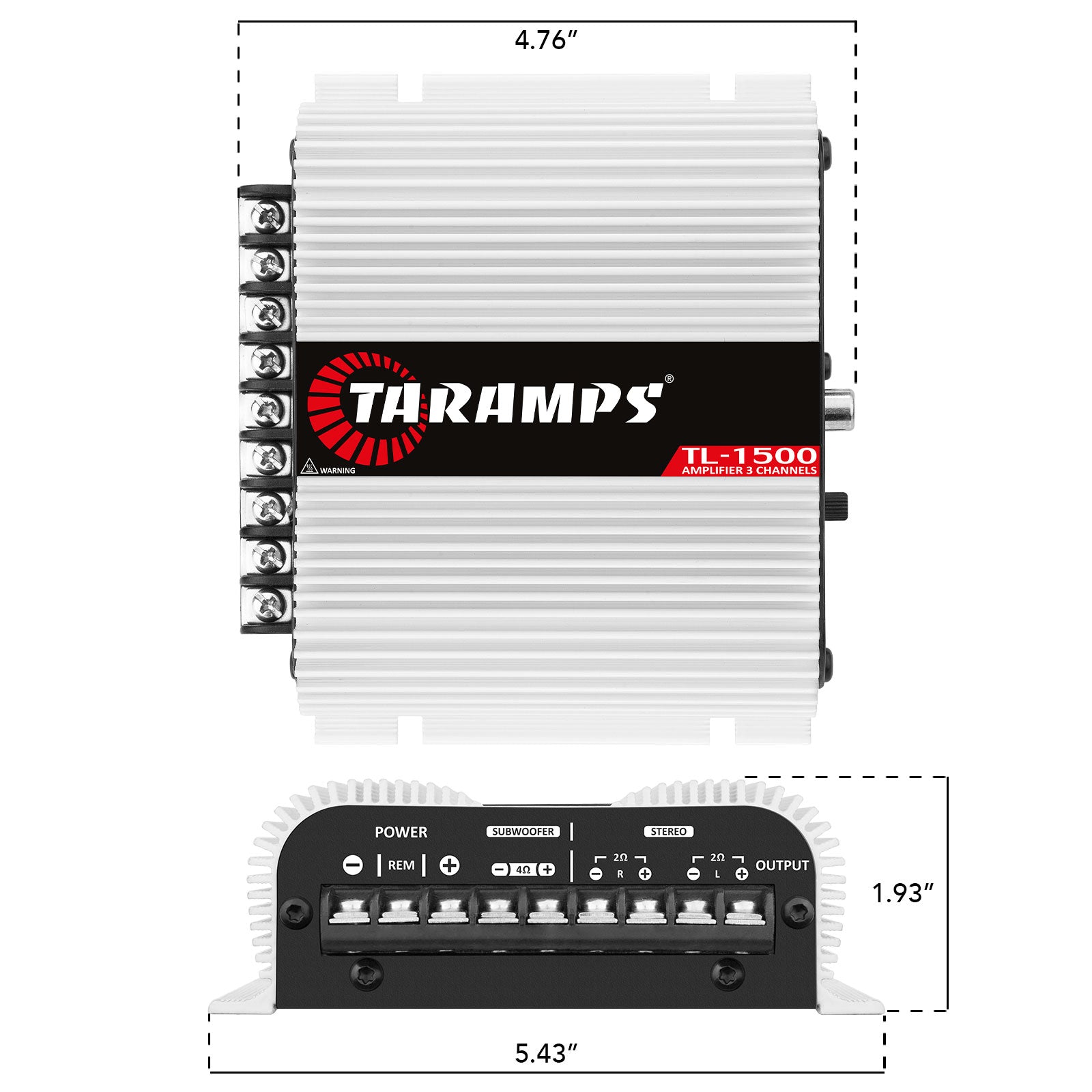 Taramps TL 1500 Car Audio Amplifier - 4