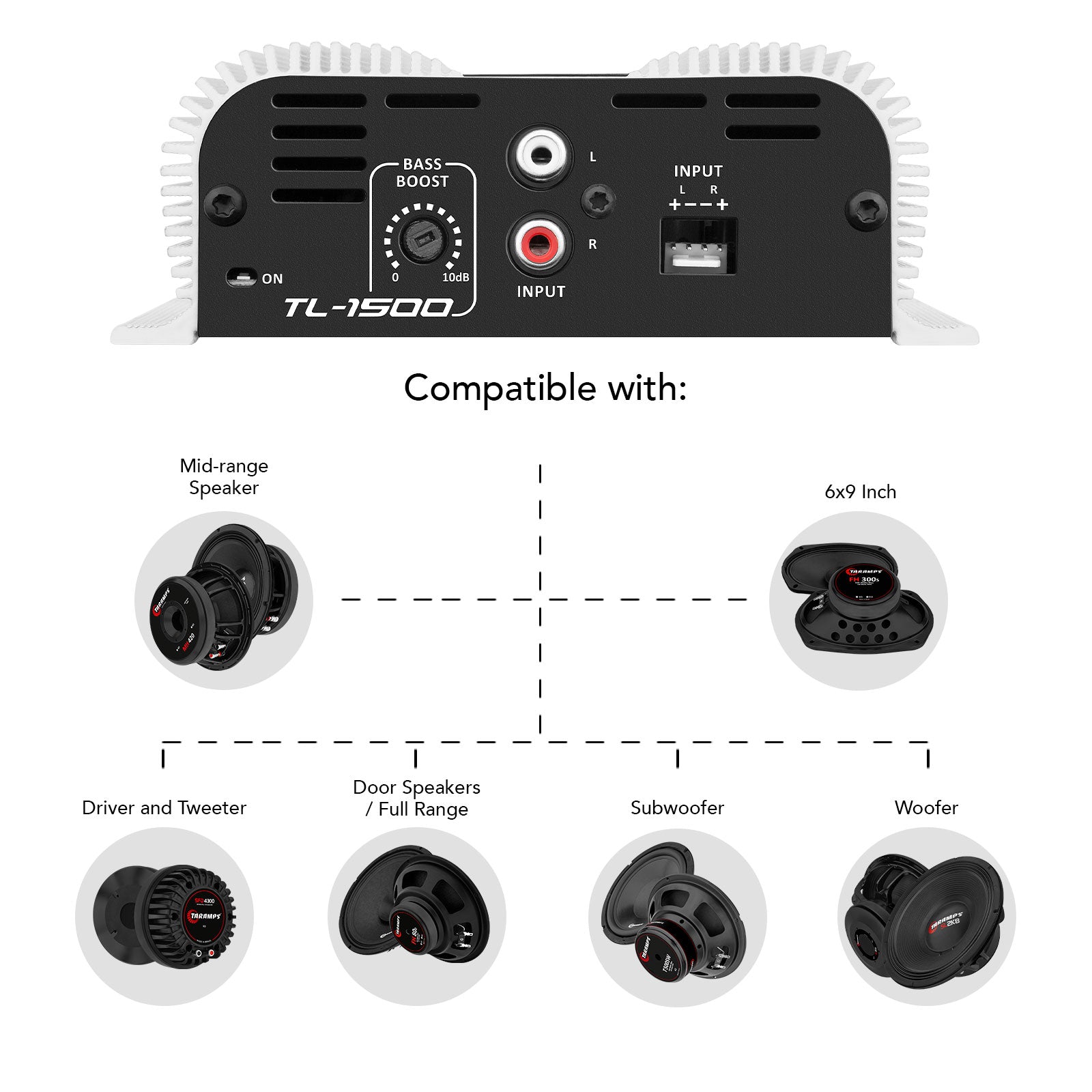 Taramps TL 1500 Car Audio Amplifier - 8