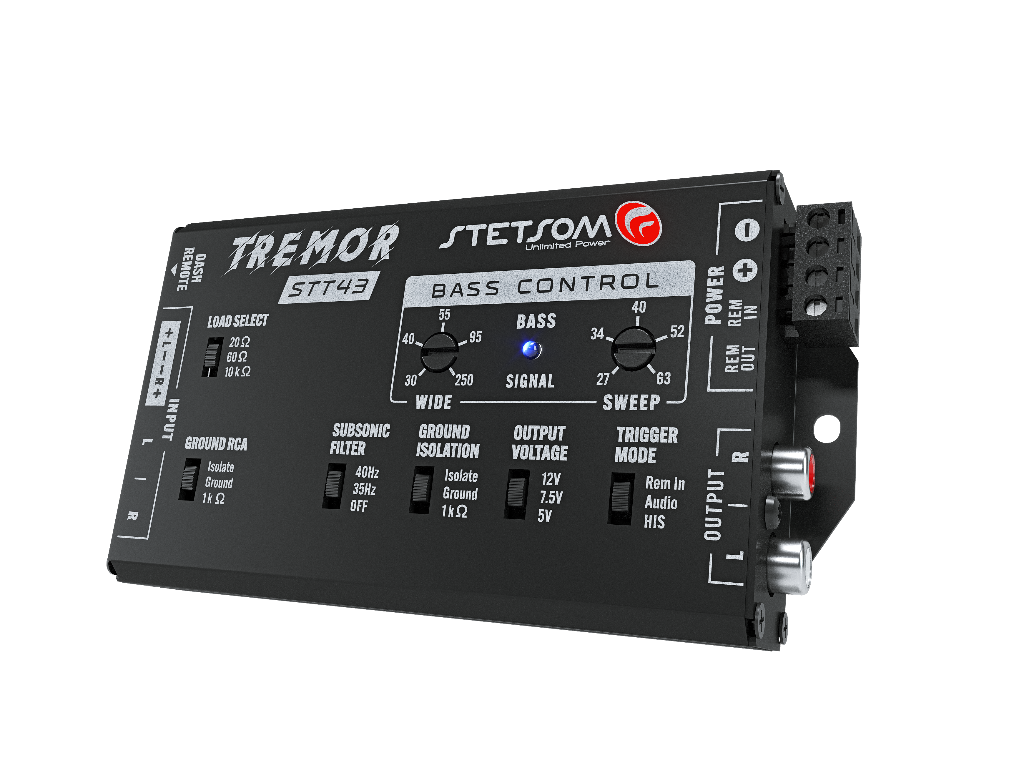 Stetsom STT43 Tremor PRO - Bass Restoration Digital Processor with Bass knob